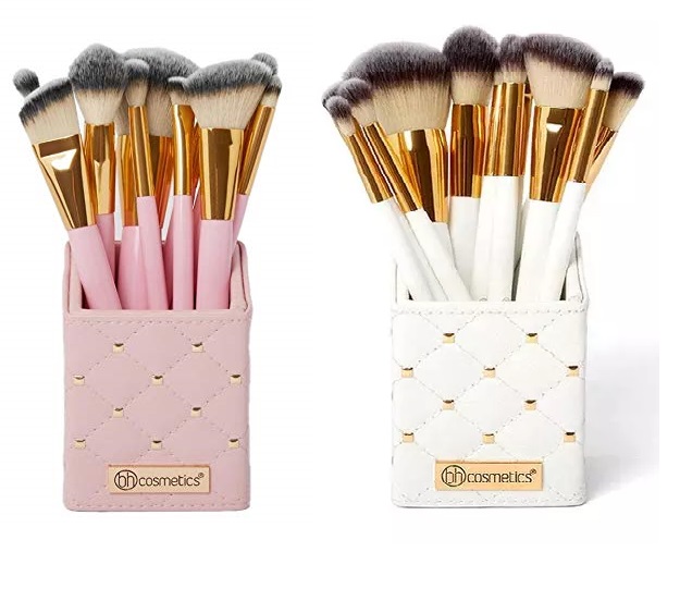 ست براش 12 عددی بی اچ کازمتیکس به همراه استند مکعبی چهل تیکه