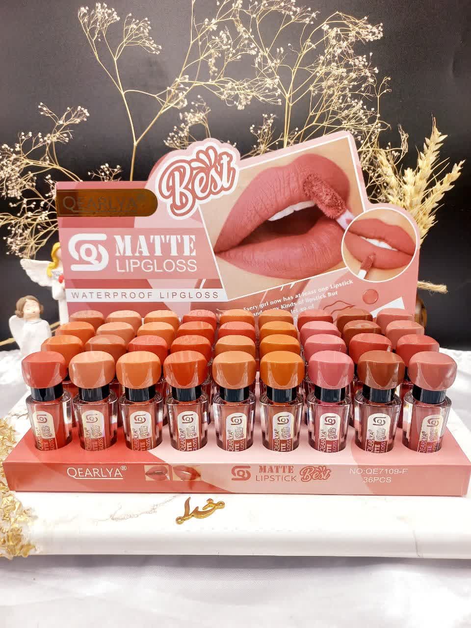 پک 9 رنگ رژ مایع برند QEARLYA کد QE7109_F اماراتی کیفیت عالی