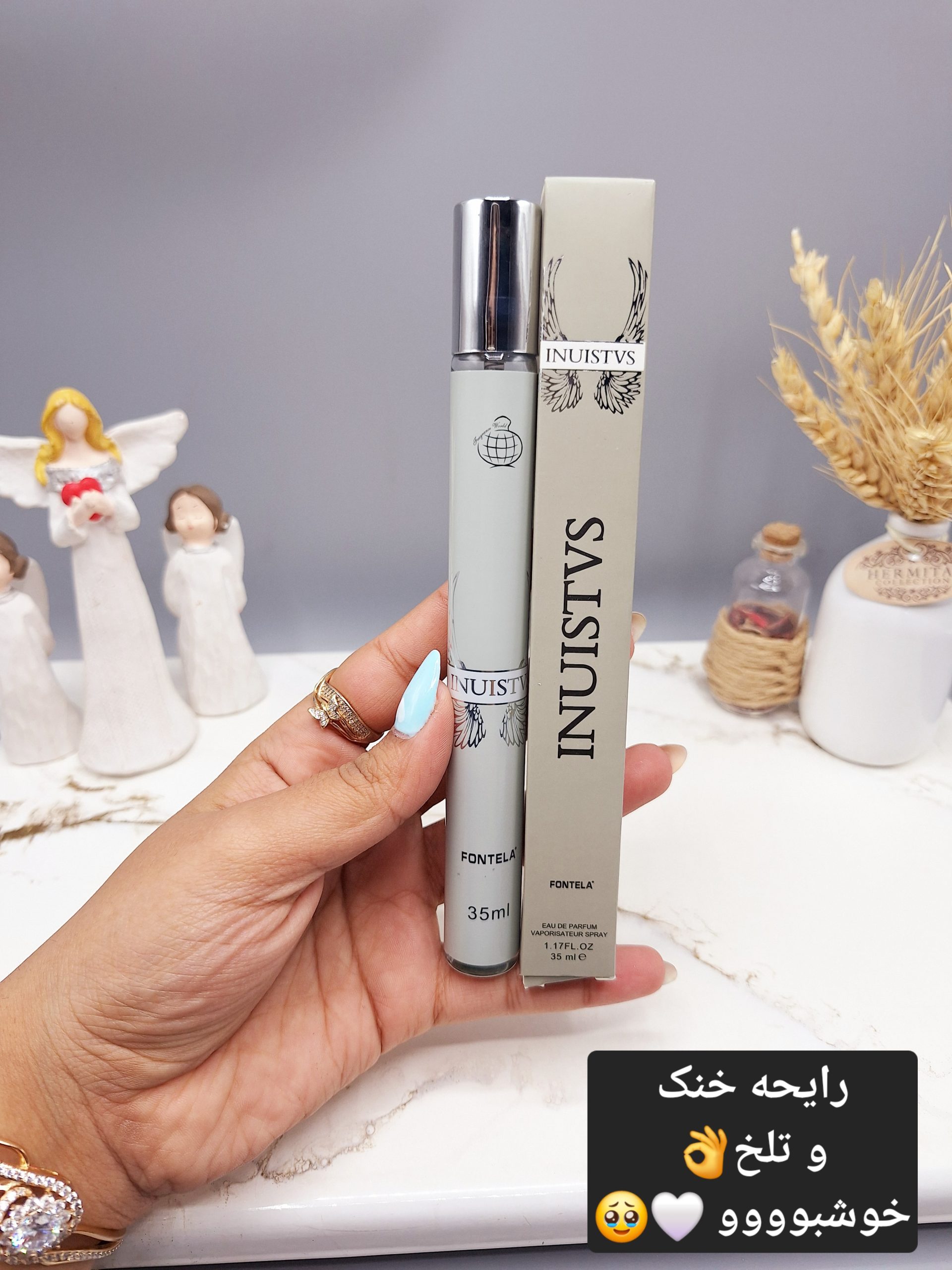 ادکلن مردانه استوانه ای 35 میل INUISTVS کد 0145