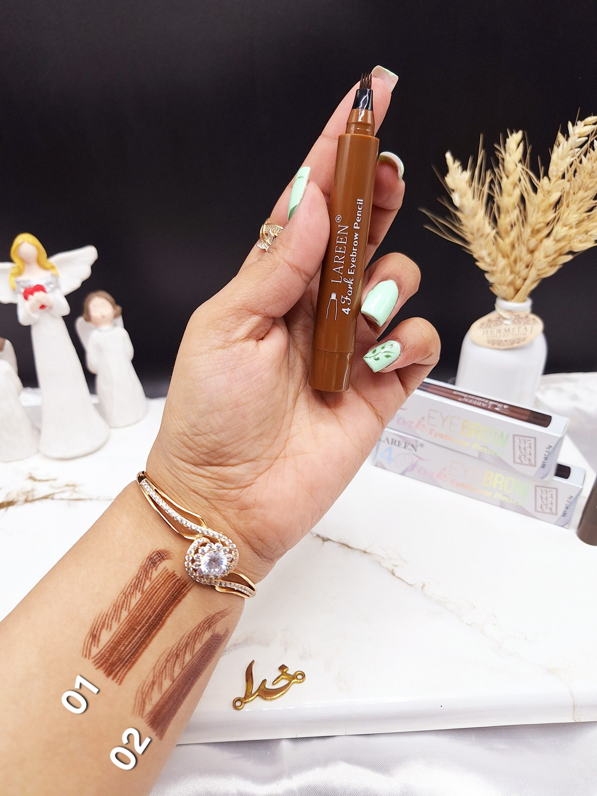 هاشور ابرو 4خط برند لارن LAREEN کد D168