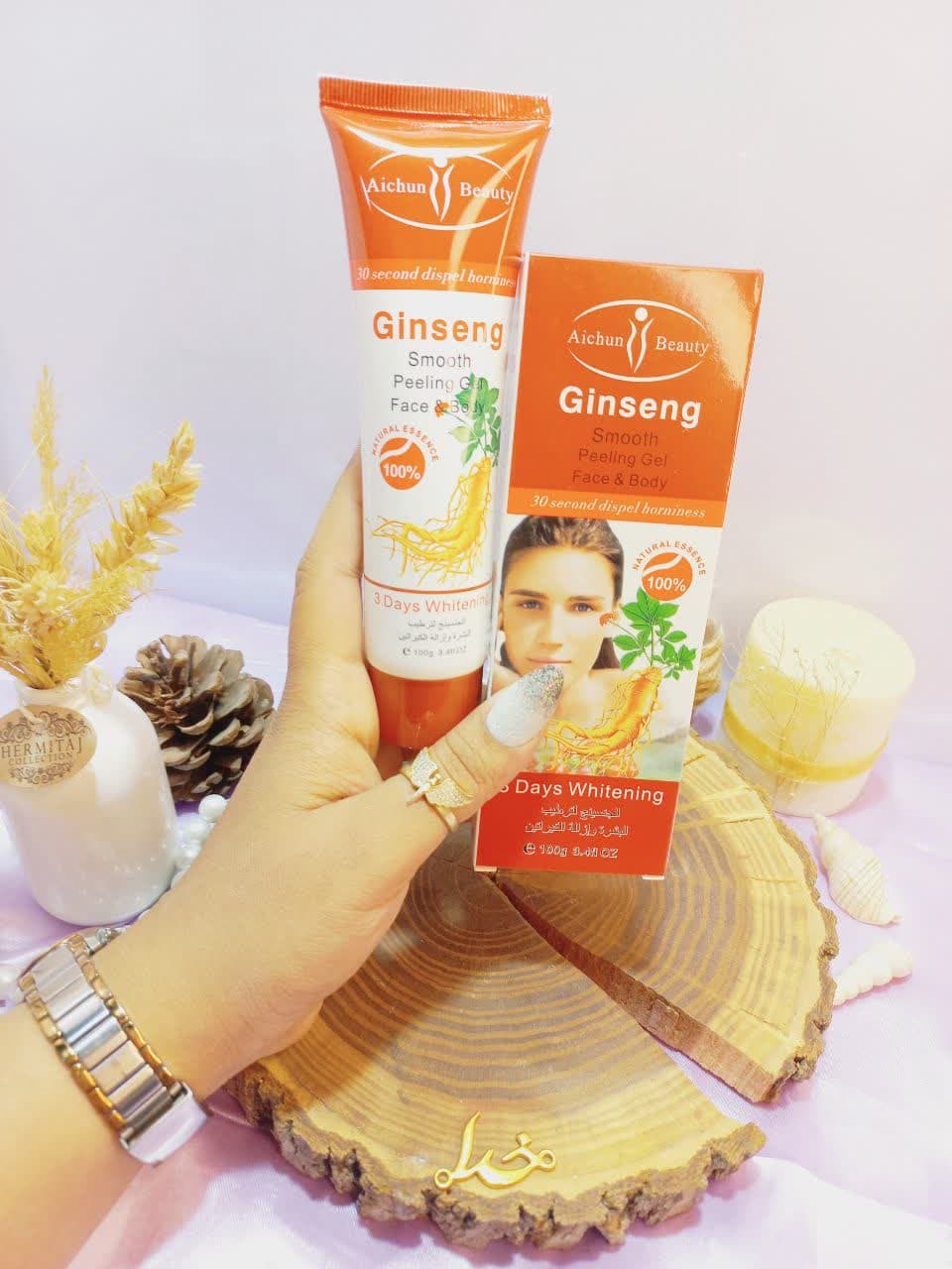 ژل پرطرفدار لایه بردار جینسینگ GINSENG برند آیچون بیوتی Aichun Beauty کد AC31067