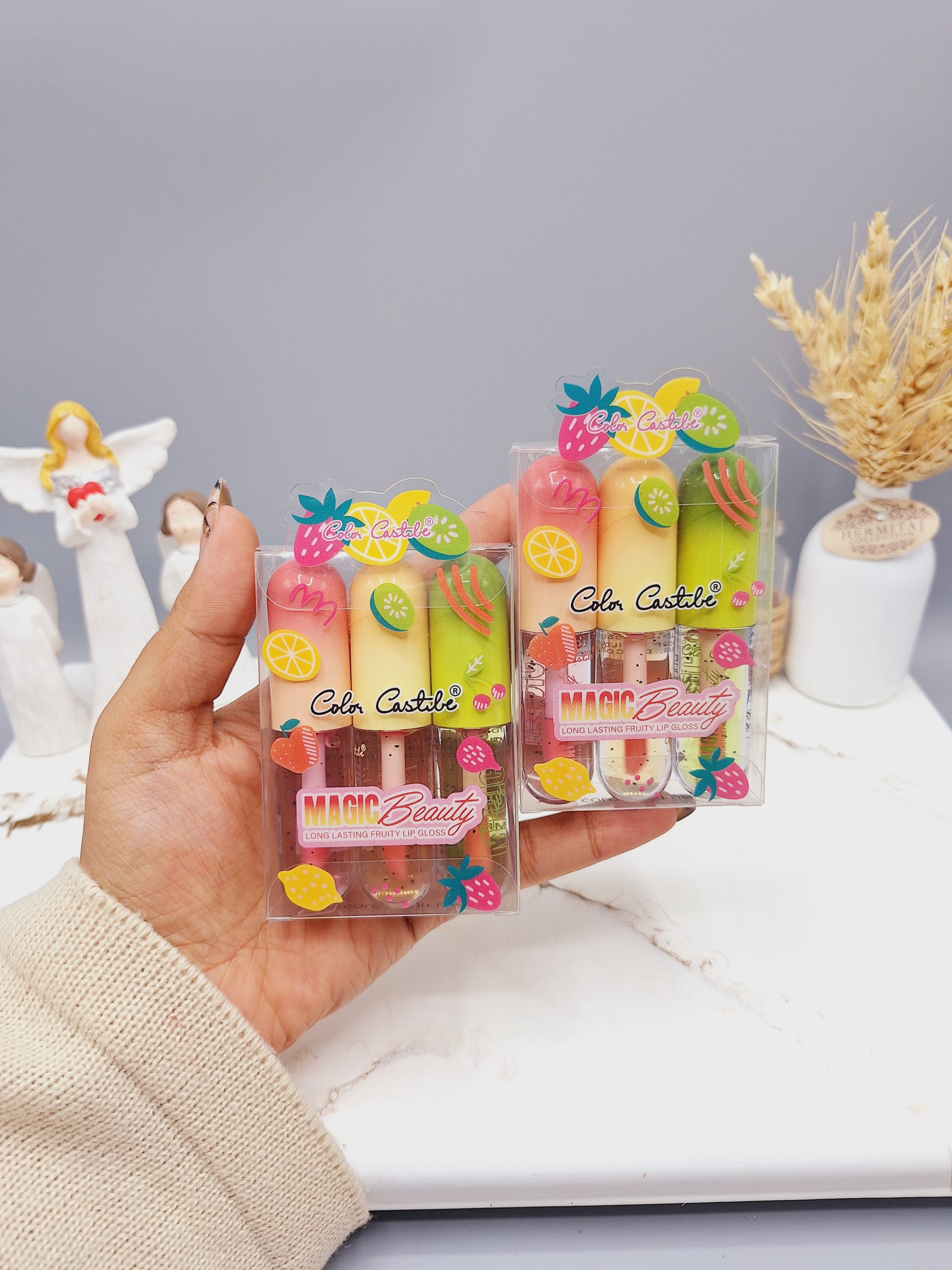 پک لیپ گلاس 3 تایی میوه ای برند مجیک کد 421