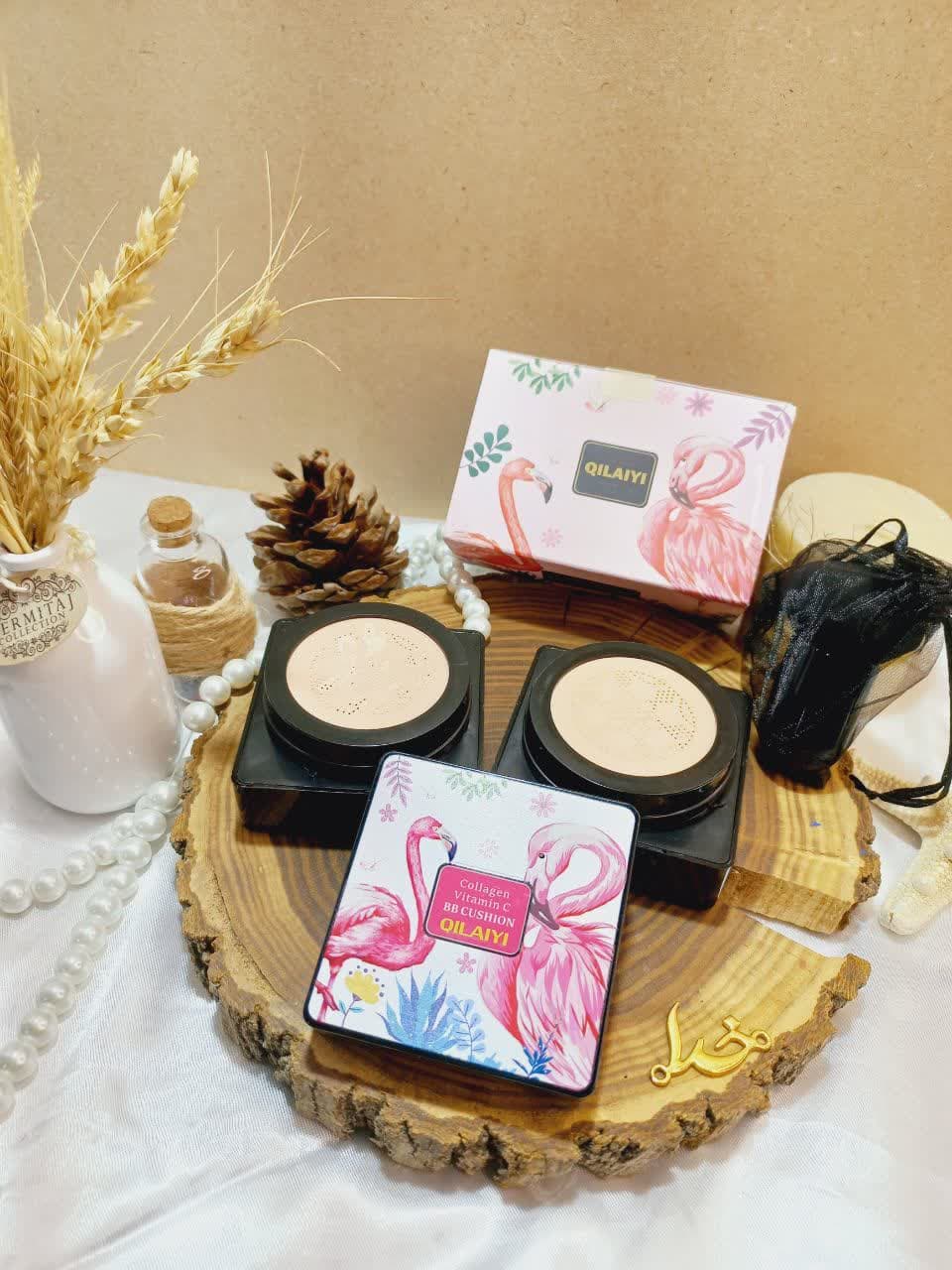 کوشن اورجینال فلامینگو به همراه پد قارچی برند QILAIYI کد 3100