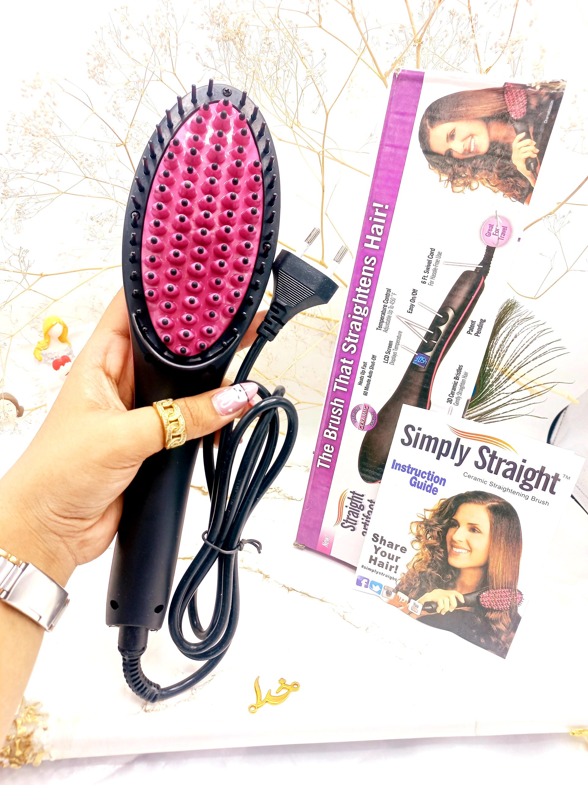 برس حرارتی مو Straight artifact کد HQT906B