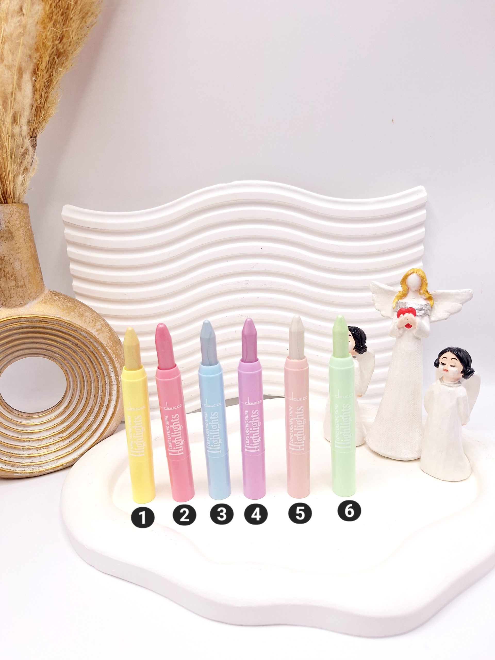 هایلایتر قلمی کرومی برند دوسه کد 002