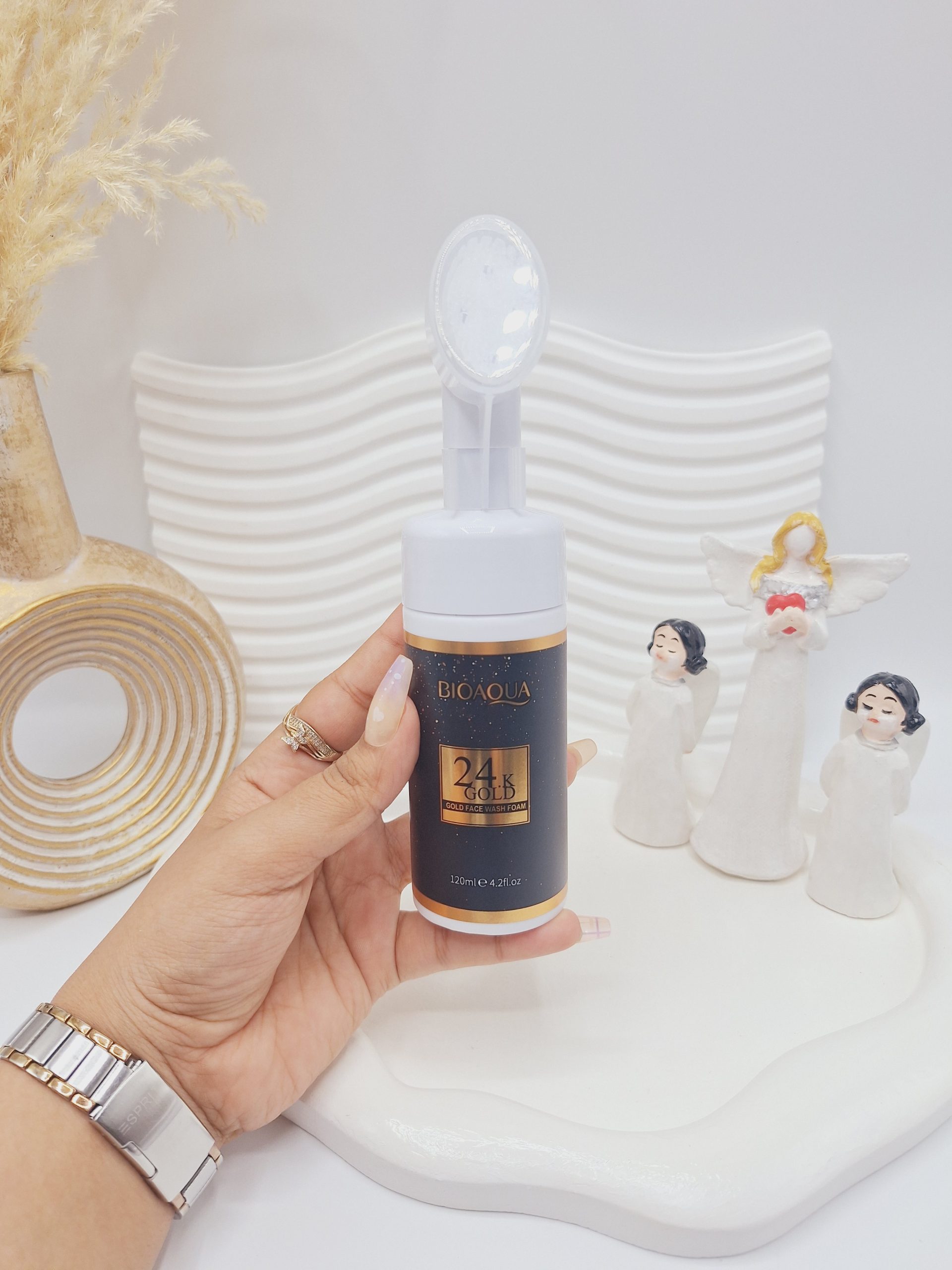 فوم براش دار طلا برند بیوآکوا کد 40862