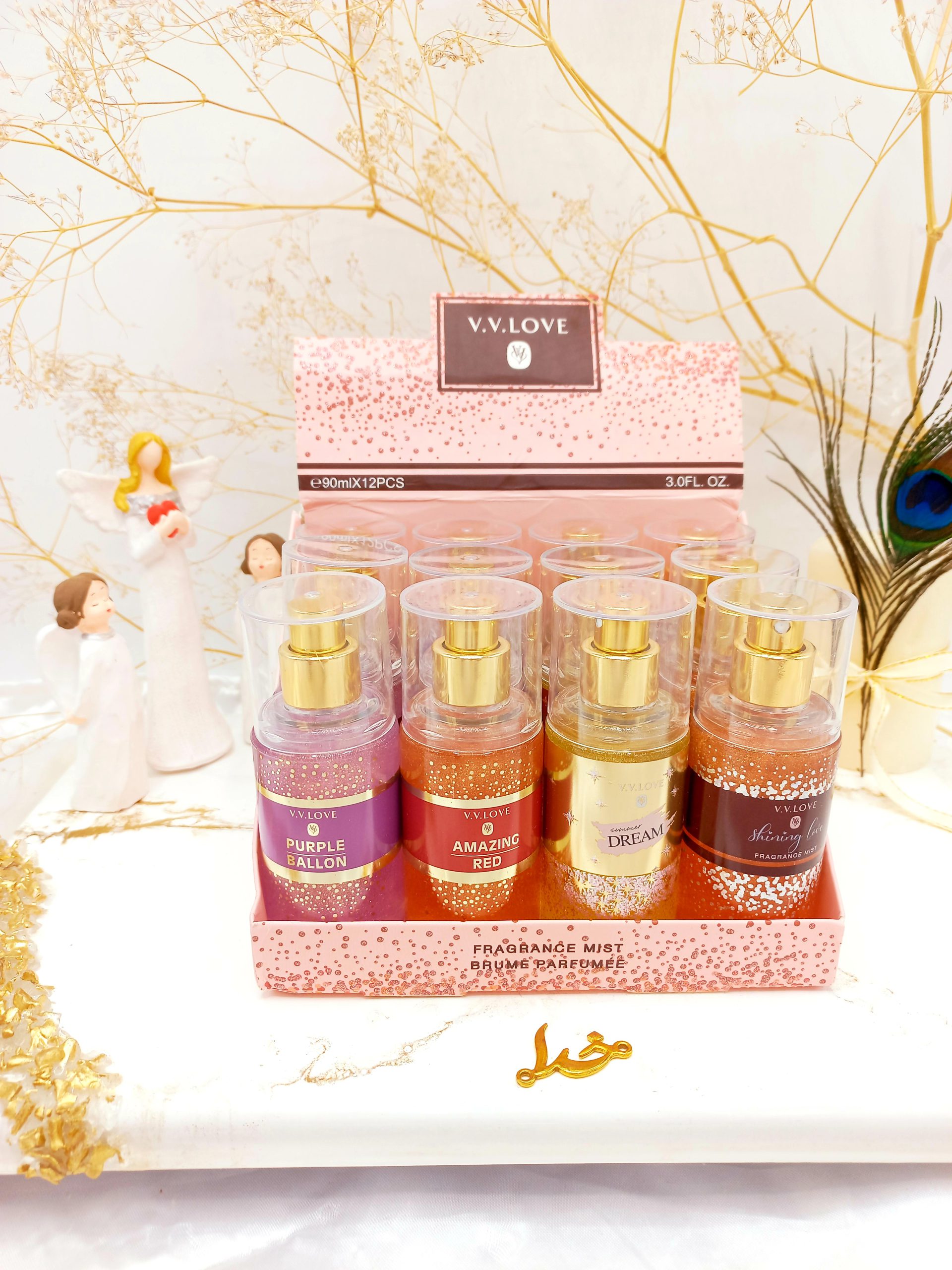 بادی اسپلش شاین دار پرطرفدار وی وی لاو V V LOVE رایحه خنک و ملایم کد VL905813C