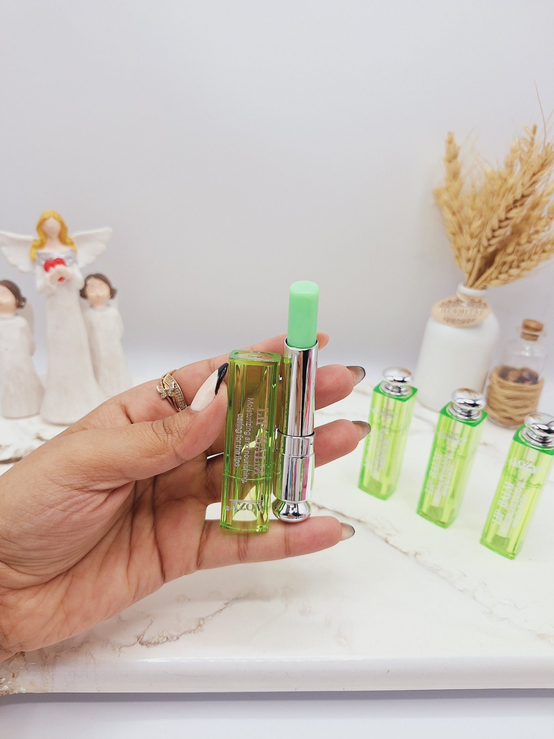 بالم لب حرارتی پرنسسی آلوئه ورا برند AOZY کد AB013