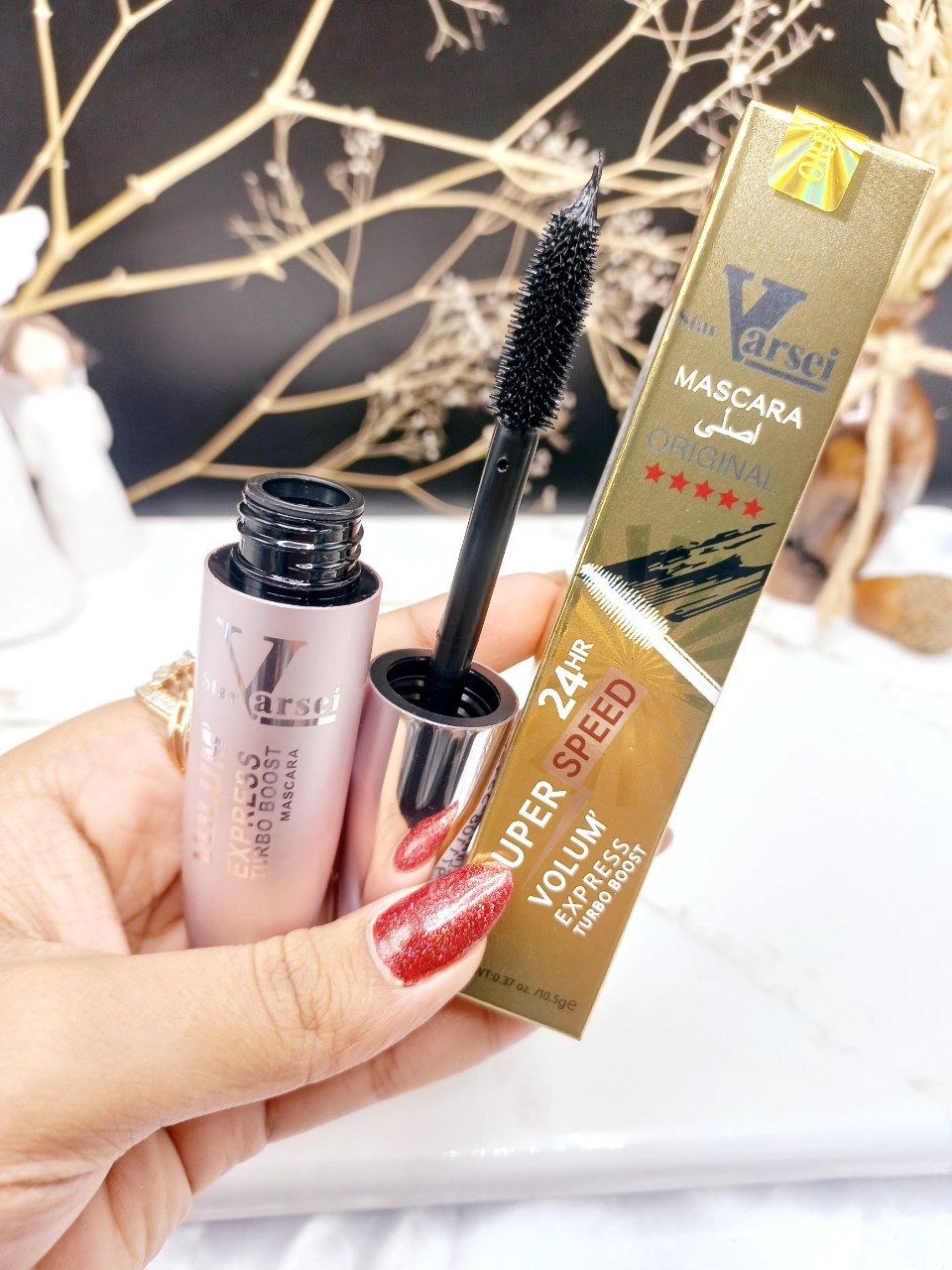 ریمل حجم دهنده و پرپشت کننده ورسای کیفیت اصلی (ضدآب) کد M009