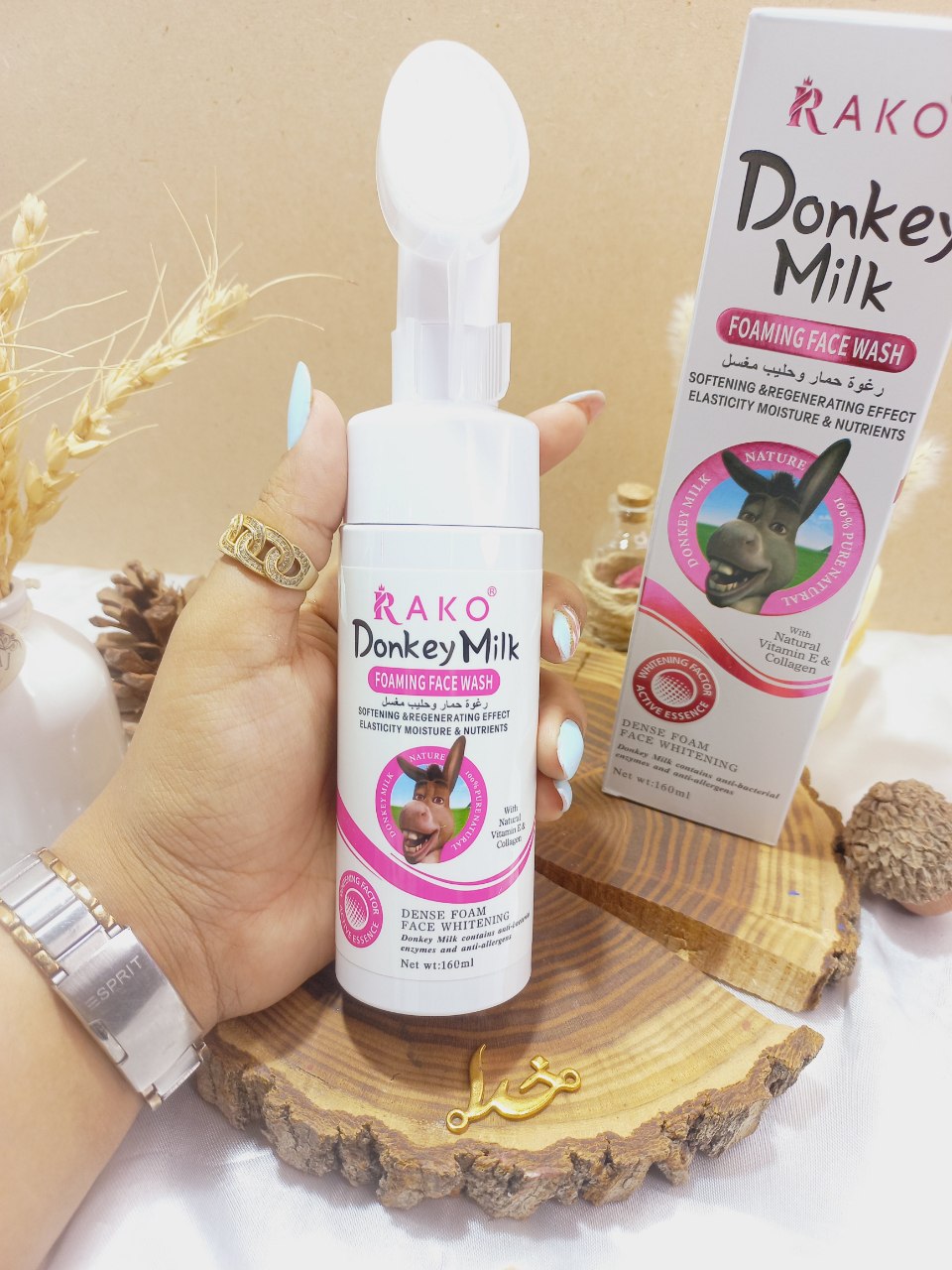 فوم براش دار سفیدکننده شیر الاغ راکو RAKO اصلی کد RK1086