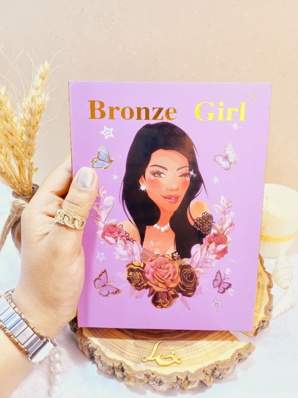 پالت سایه کتابی طرح دختر 117 رنگ برونز گرل BRONZE GIRL فوق العاده با کیفیت کد DD88019
