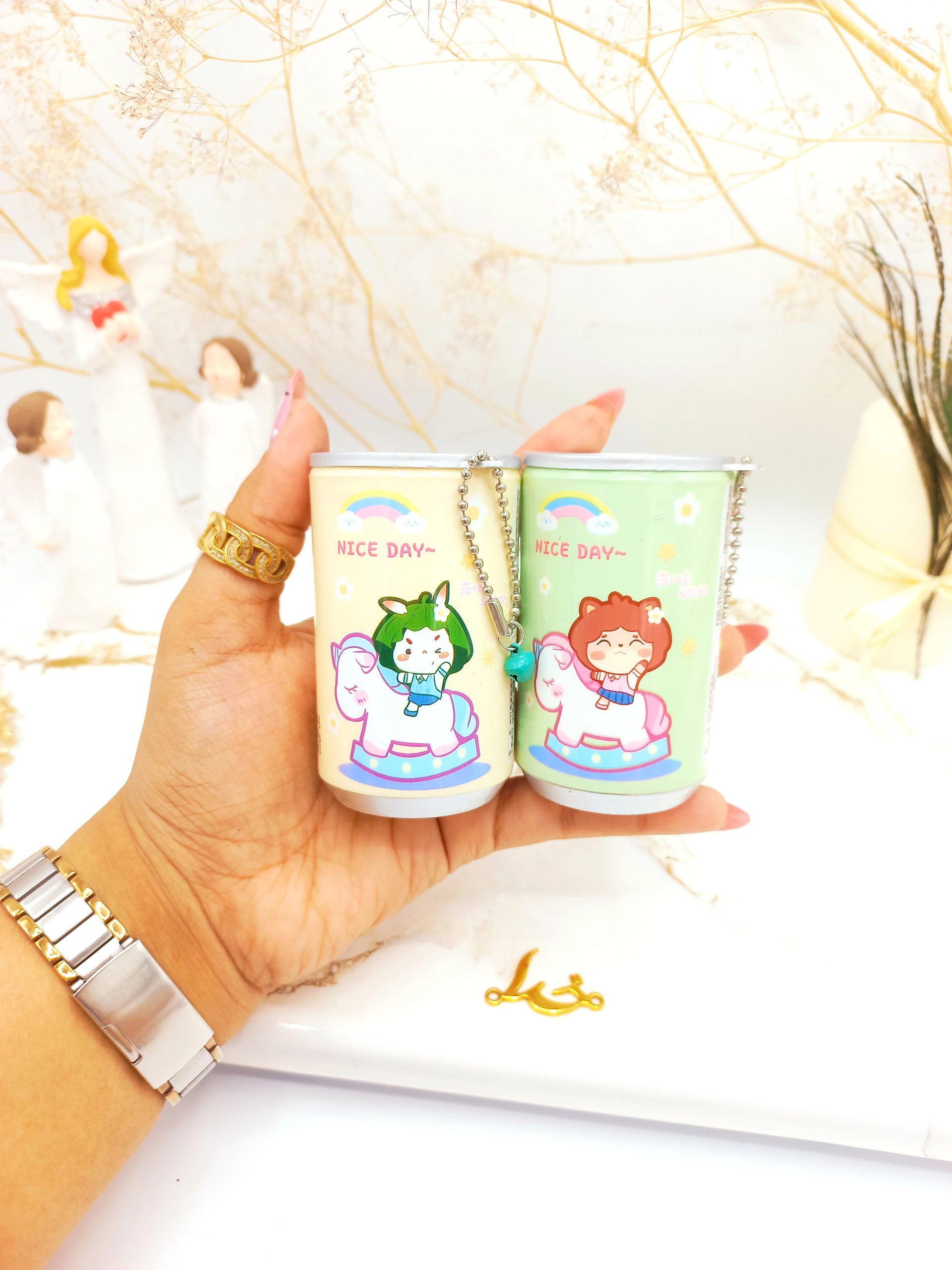 دستمال مرطوب قوطی فانتزی (دختر اسب سوار) کد 0476