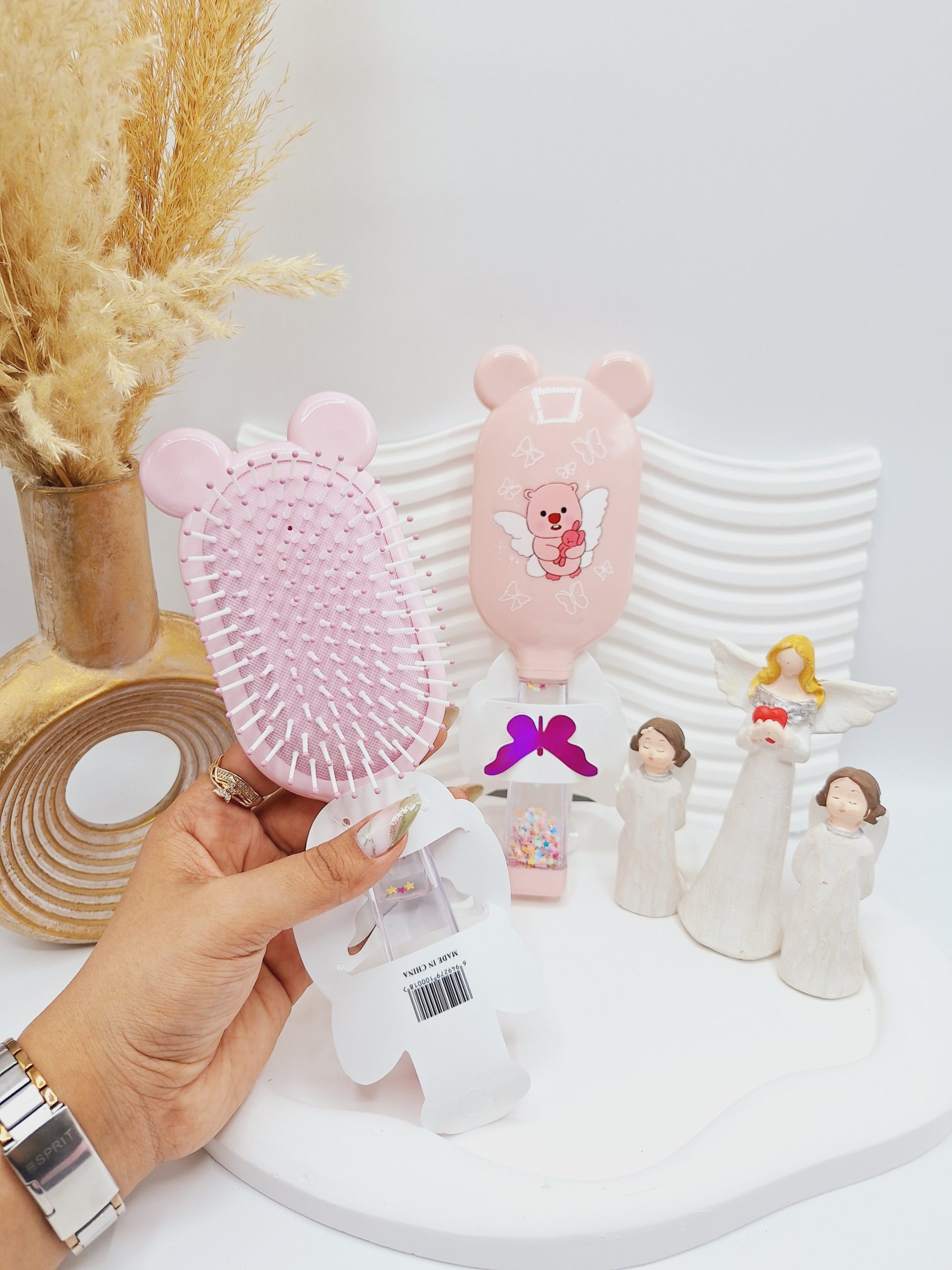 برس دسته آکواریومی چراغ دار خرگوشی فوق العاده زیبا