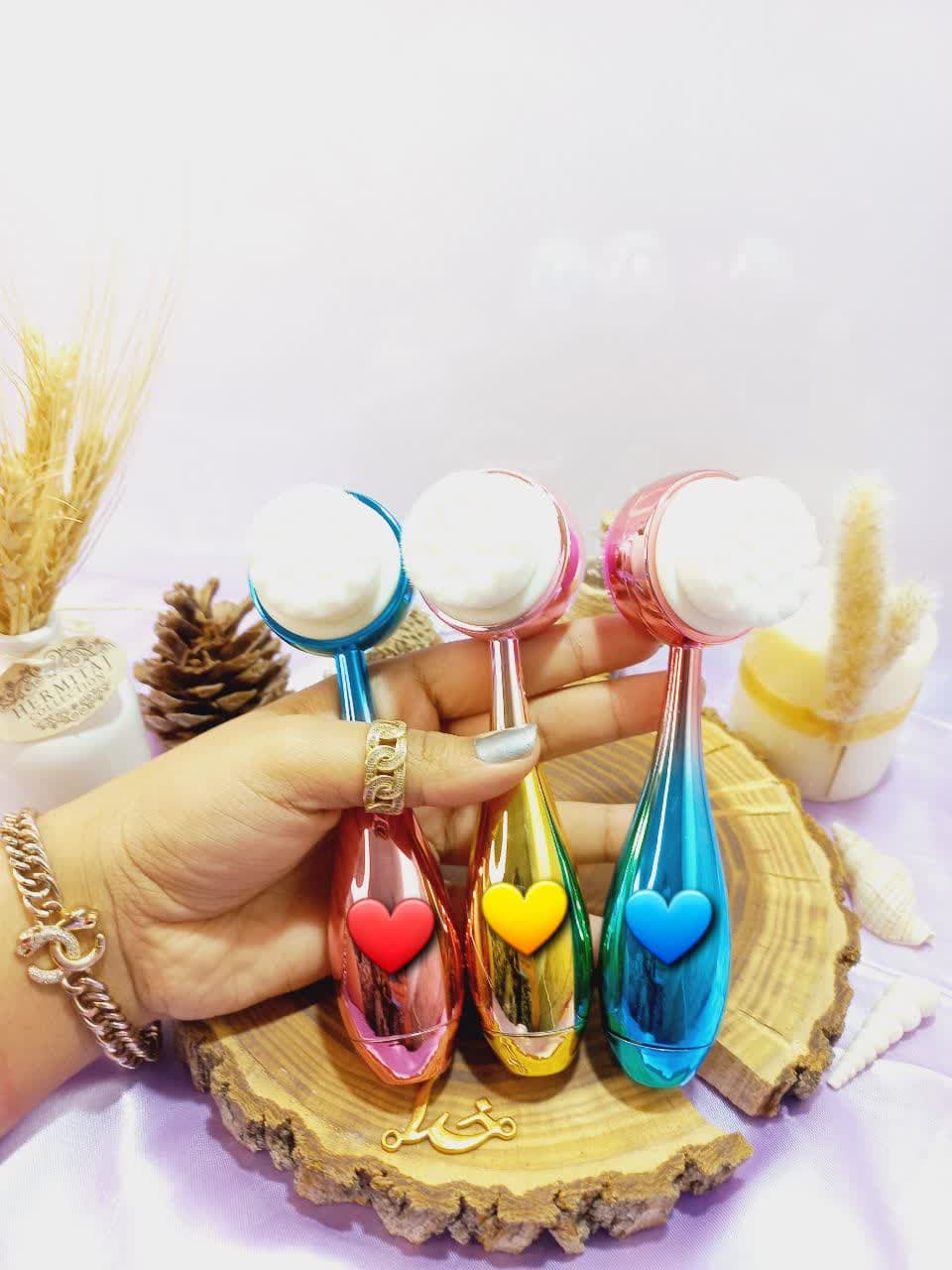 فیس براش دوسر چکشی هلوگرامی طلق دار درجه یک ته گرد