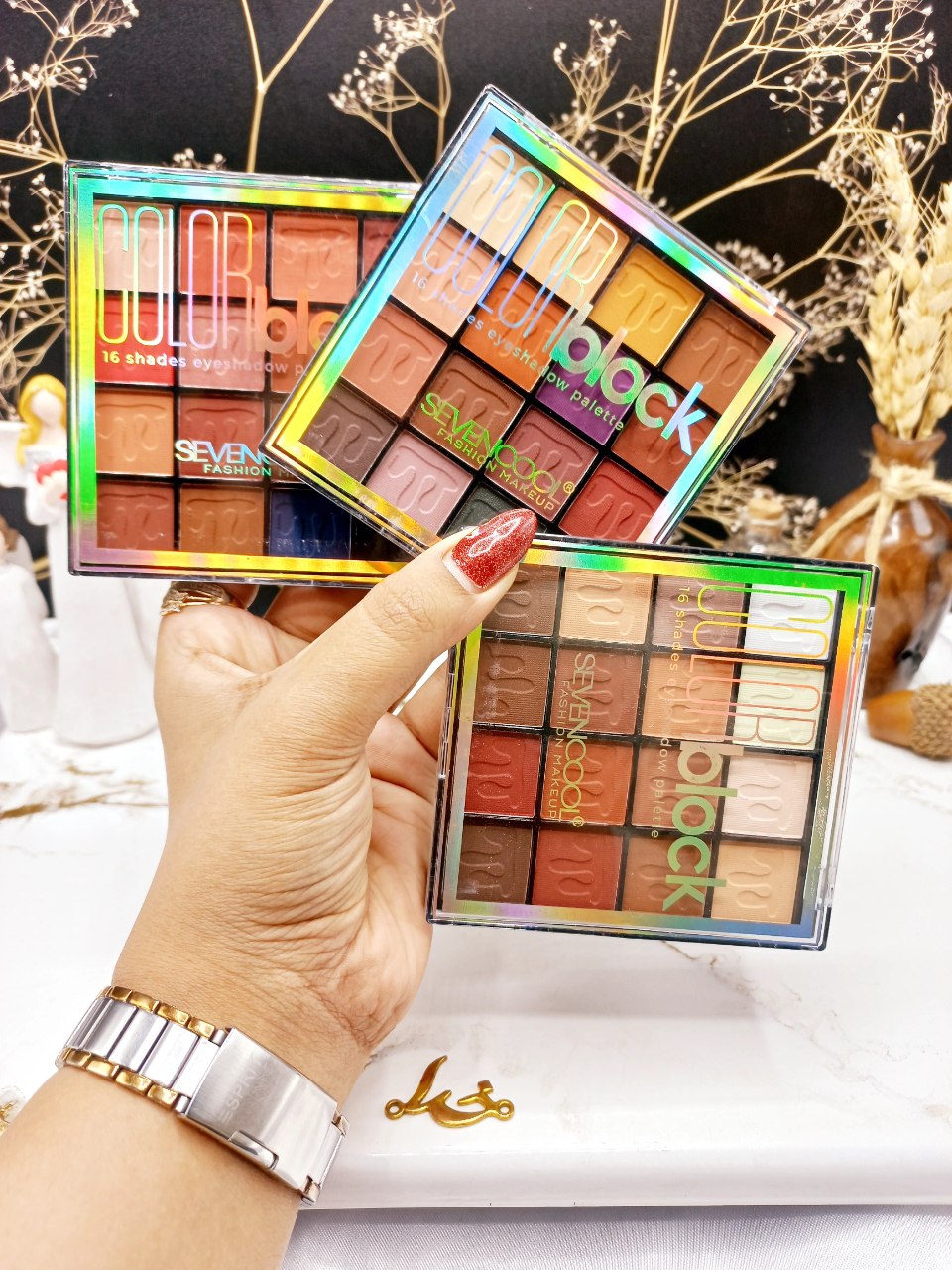 پالت سایه 16رنگ برند سون کول SEVENCOOL کد 6753