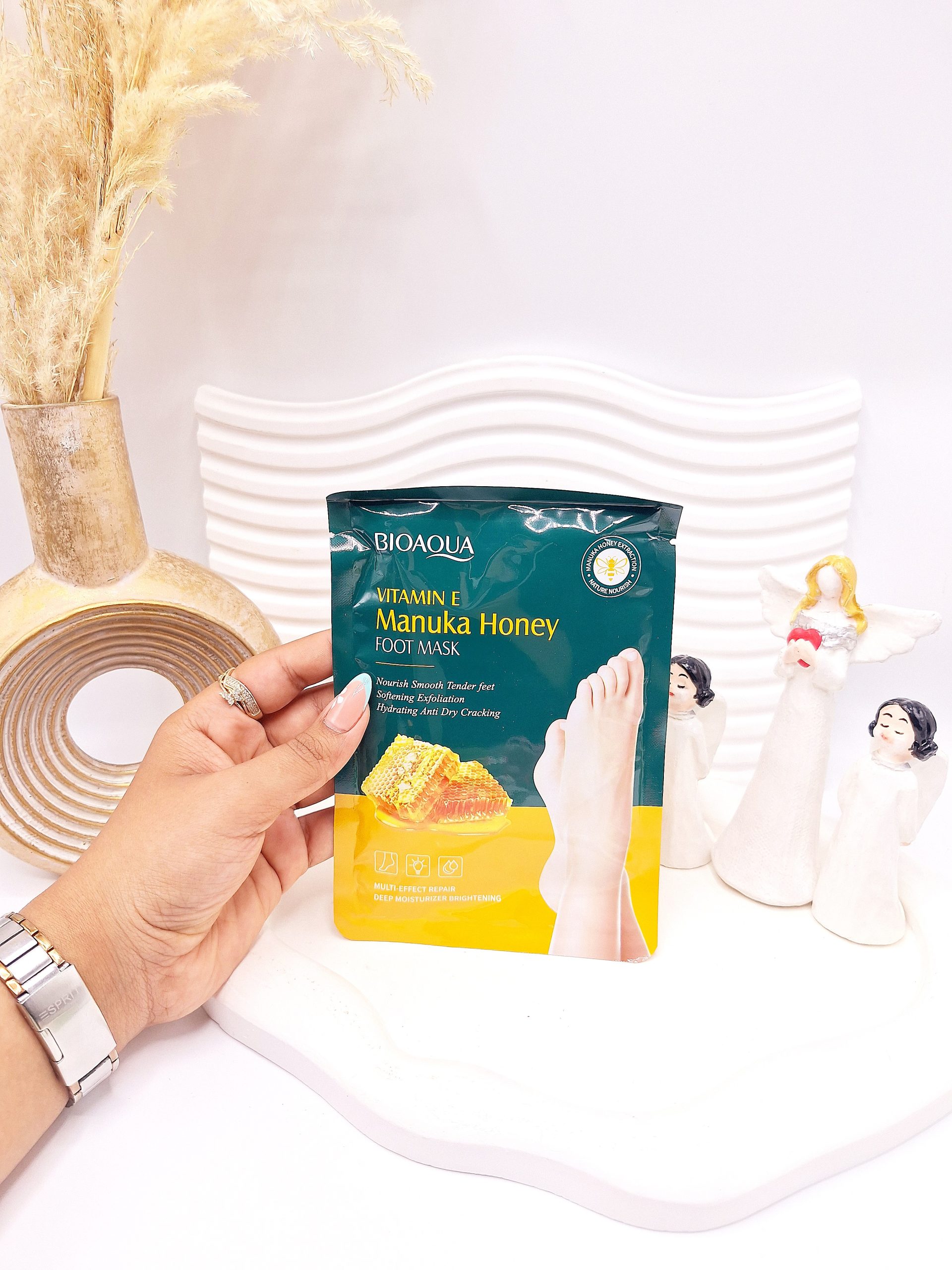 ماسک پا با عصاره ویتامین E رایحه عسل کد 01598