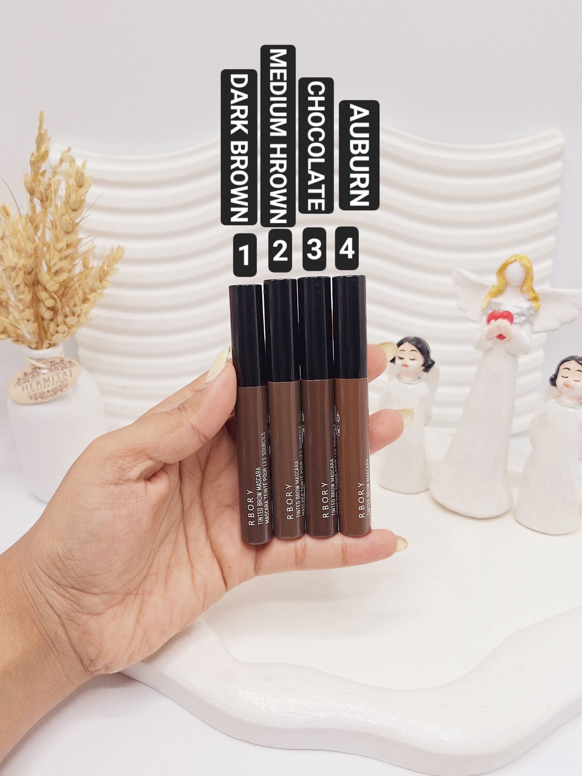 ریمل ابرو رنگی برند RBORY کد 0083