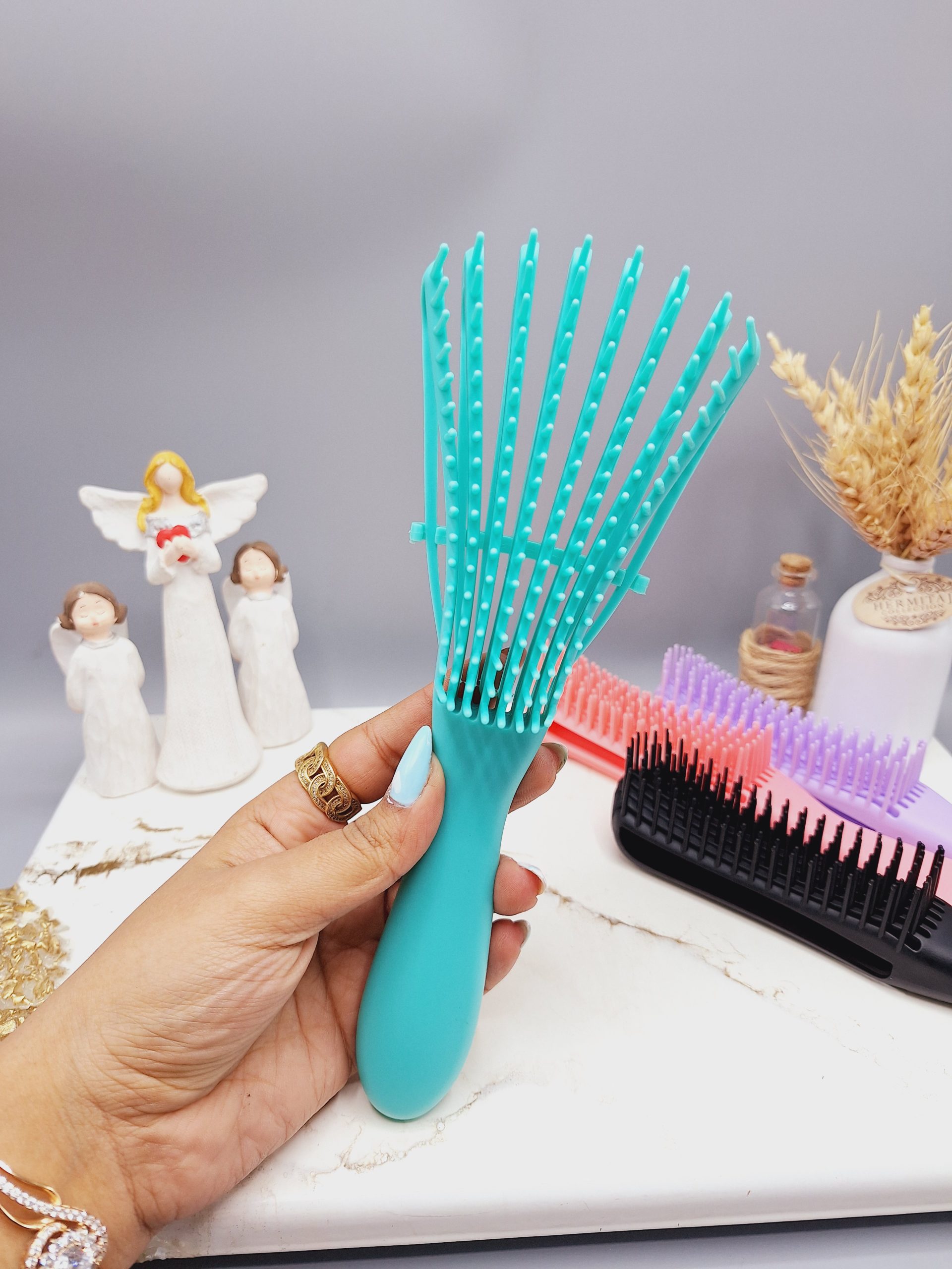 برس مو و گره باز کن فلکسی در سه حالت مختلف اورجینال