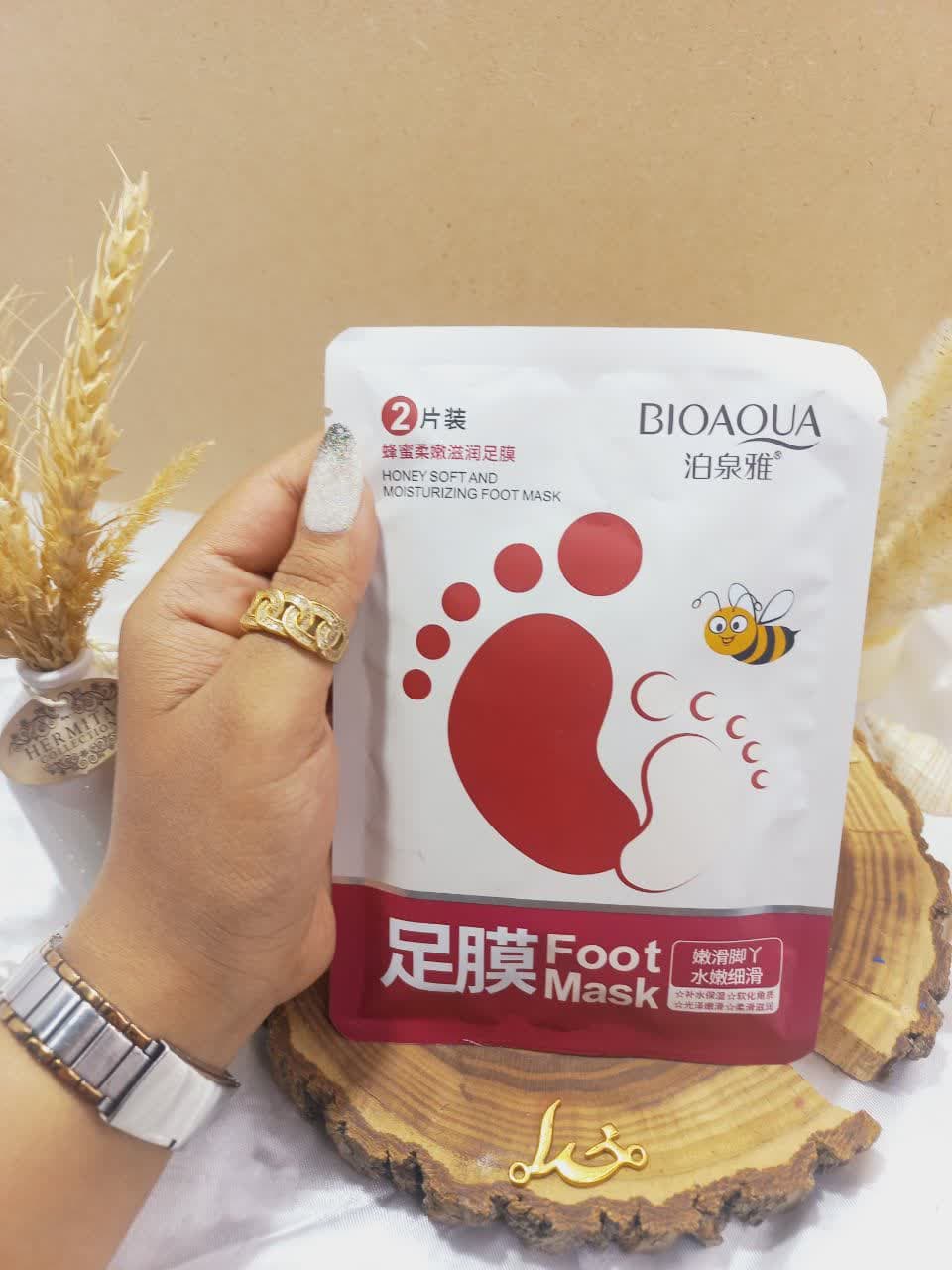 ماسک پا ورقه ای عسل بیوآکوا BIOAQUA