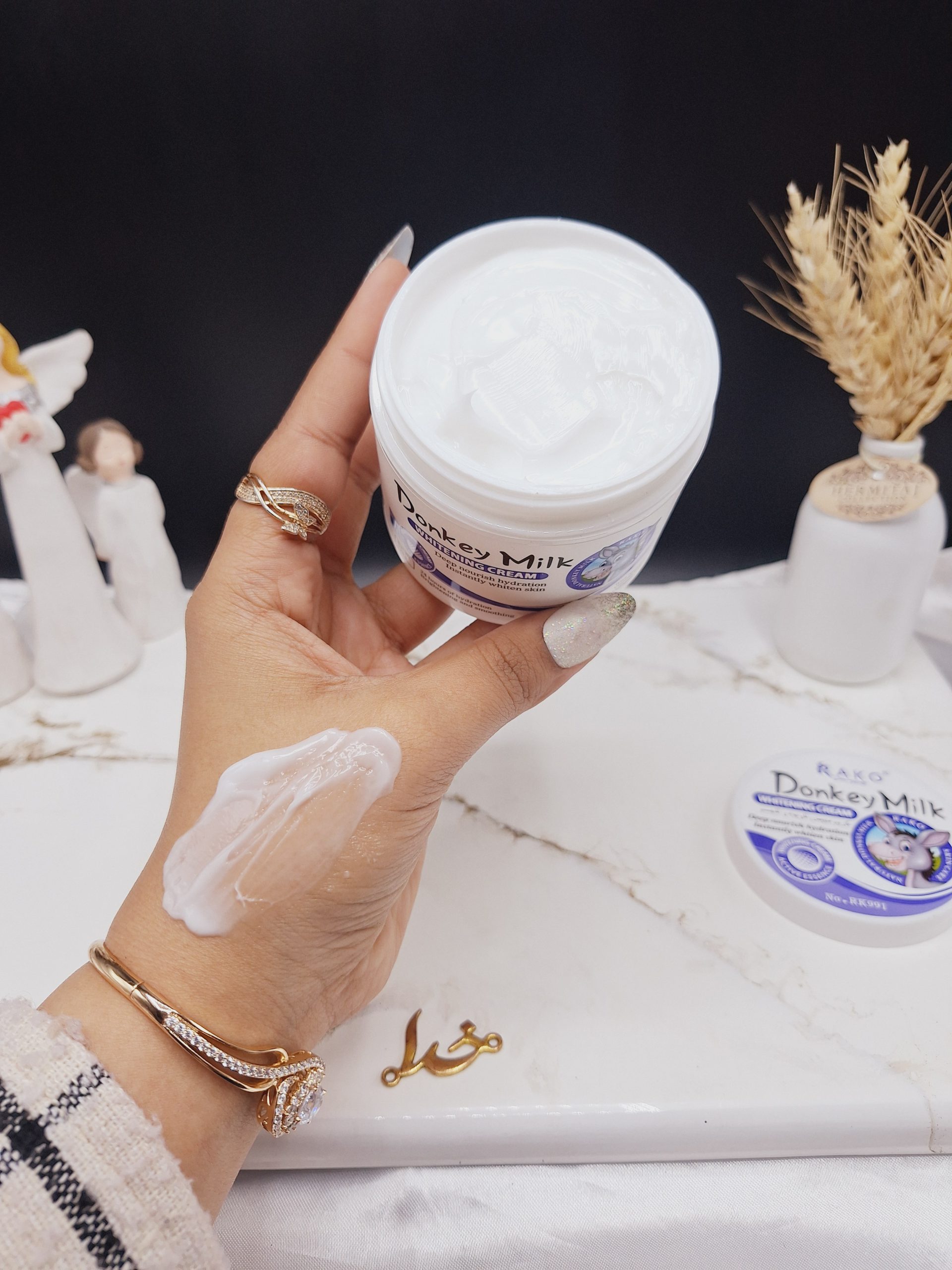 کرم مرطوب کننده شیر الاغ راکو طرح جدید درب بنفش RAKO کد RK991