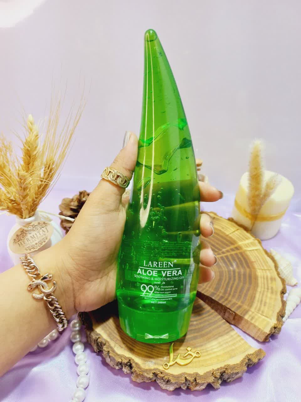 ژل آبرسان مدل لیفتینگ آلوئه ورا 99% لرن LAREEN کد Q004 | پخش عمده