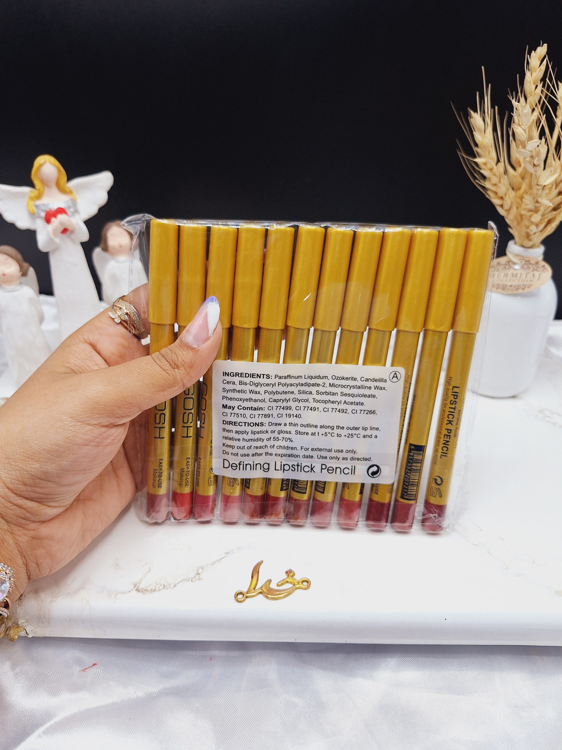 پک رژ مدادی پوکه طلایی گاش GOSH