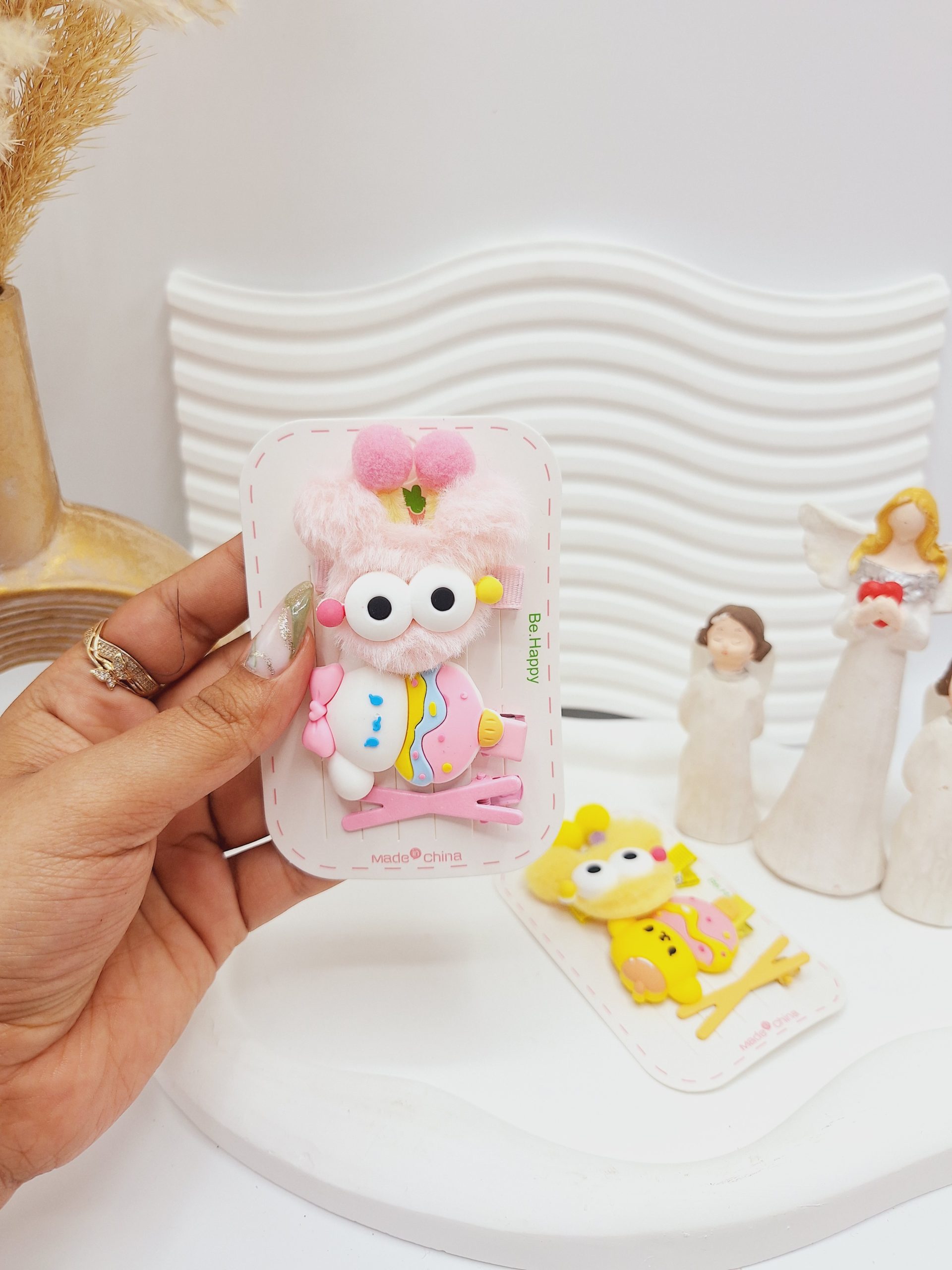 گیره و پنس تق تقی مو طرح فانتزی و میمون