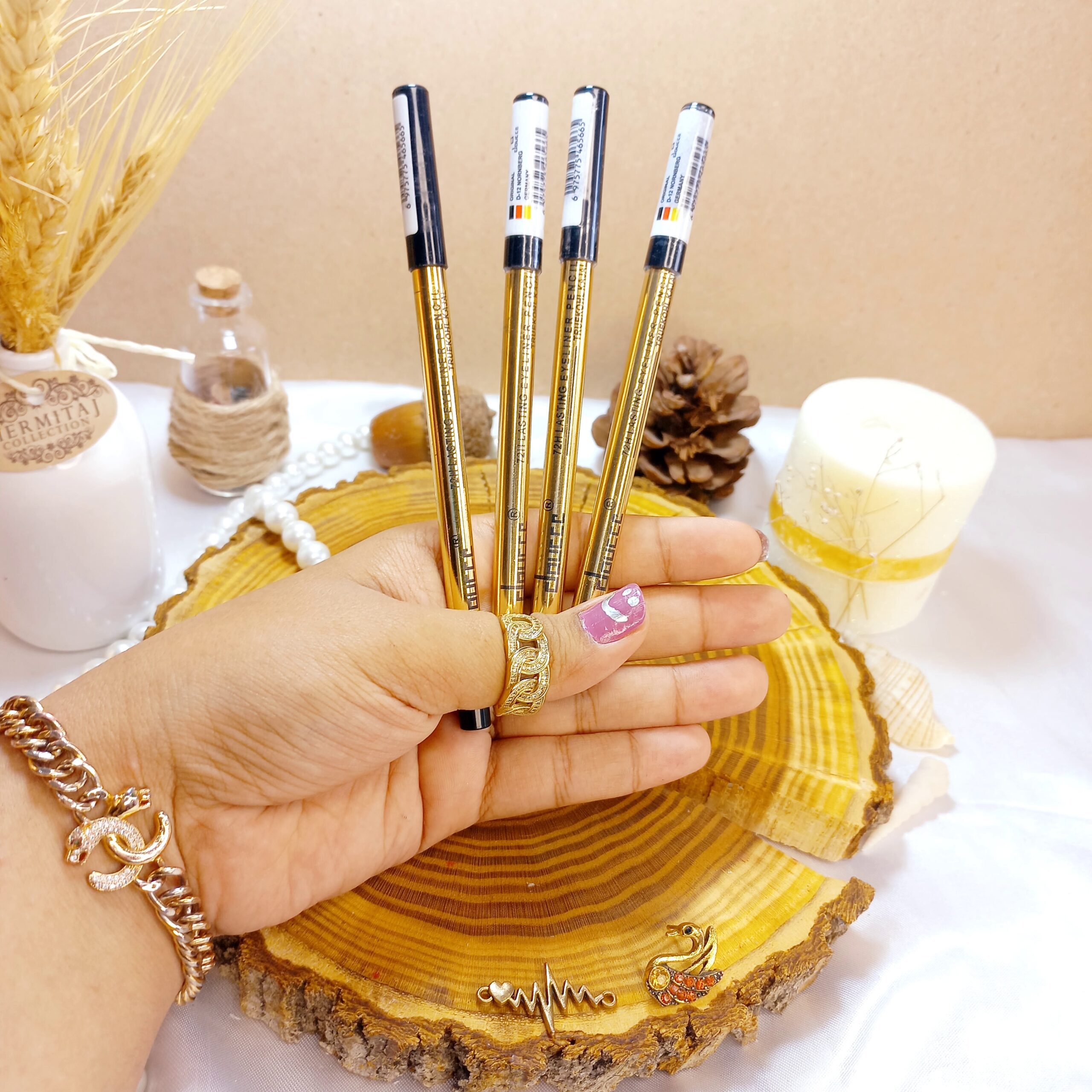 مداد چشم شمعی ضد آب 72 ساعته دوسه جعبه دار DOUCCE کد 8008