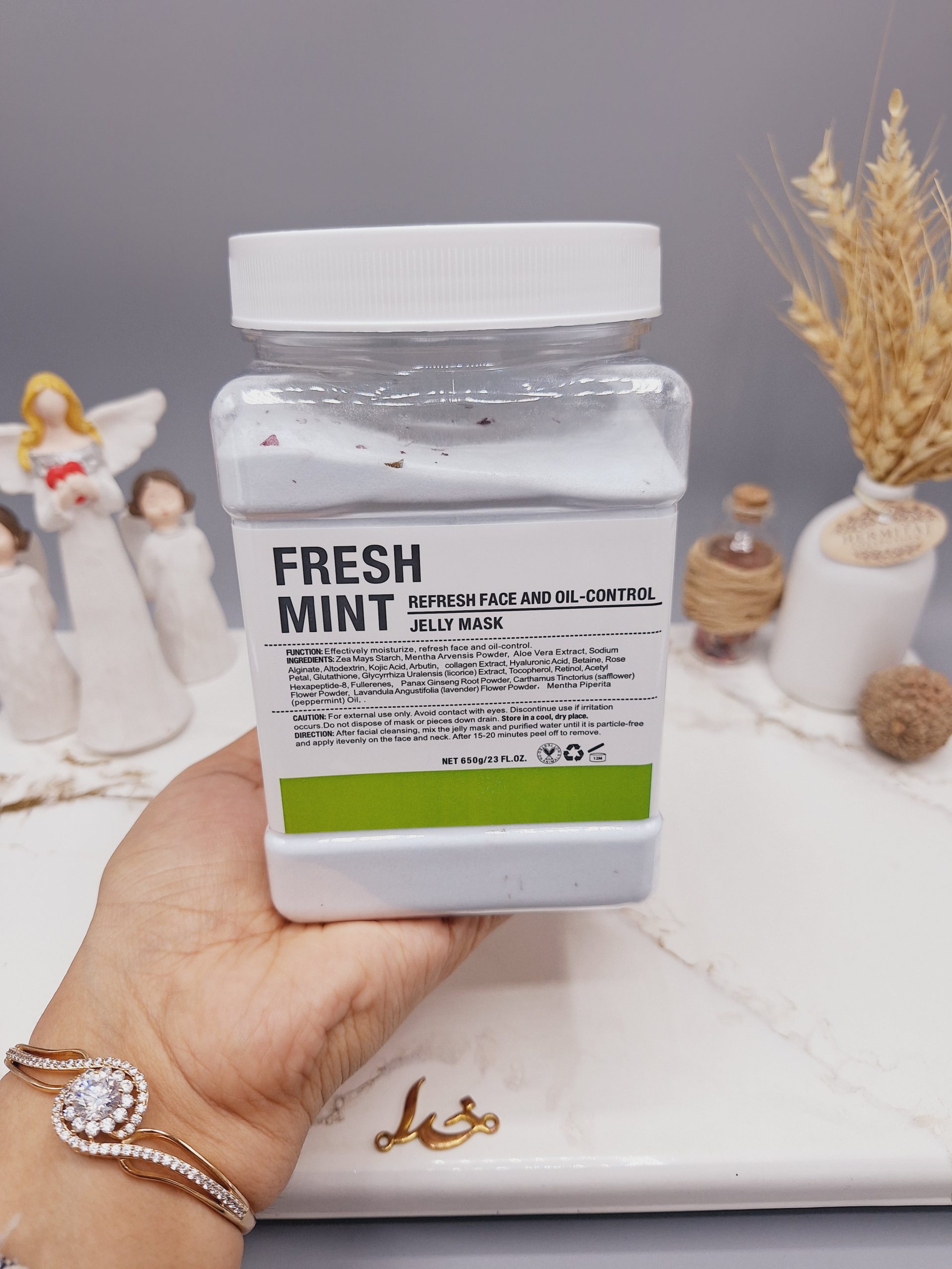 ماسک هیدروژلی نعنا 650 گرمی FRESH MINT ساخت چین