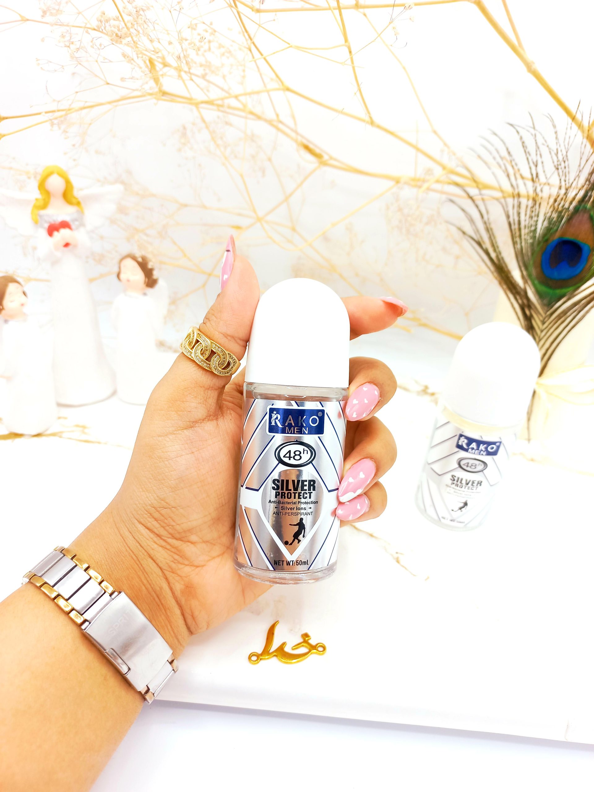 مام رولی 48 ساعته زیر بغل ضدتعریق مردانه راکو RAKO MEN اصلی کد RK1118