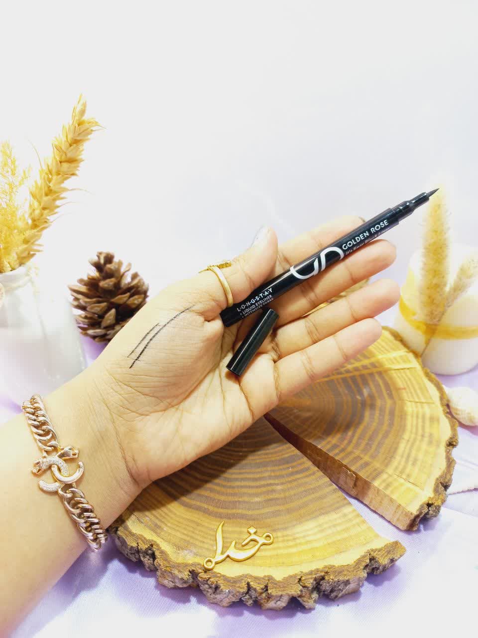 خط چشم ماژیکی مشکی گلدن رز GOLDEN ROSE کد 7712