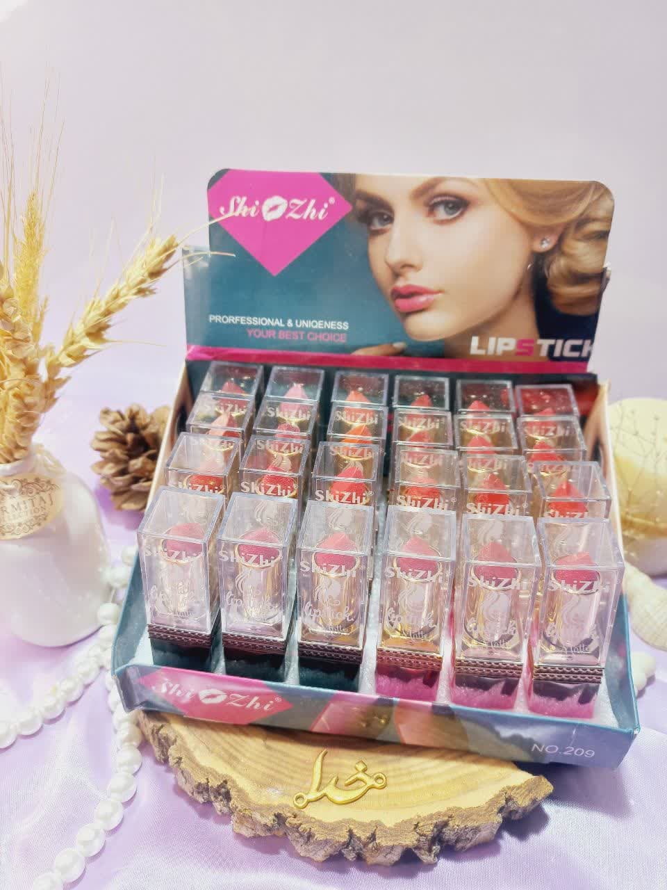 رژ جامد پرطرفدار شیژی SHIZHI کد 209