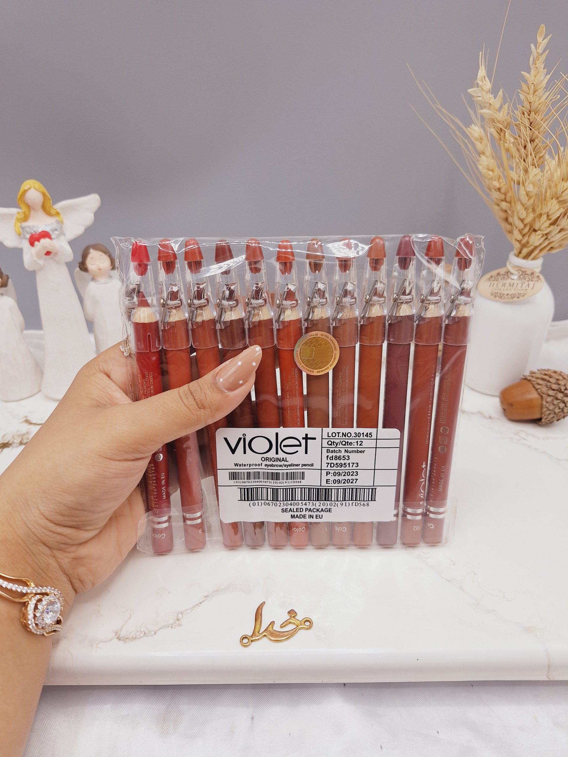 رژ مدادی تراش دار اصلی برند ویولت Violet کد 30145