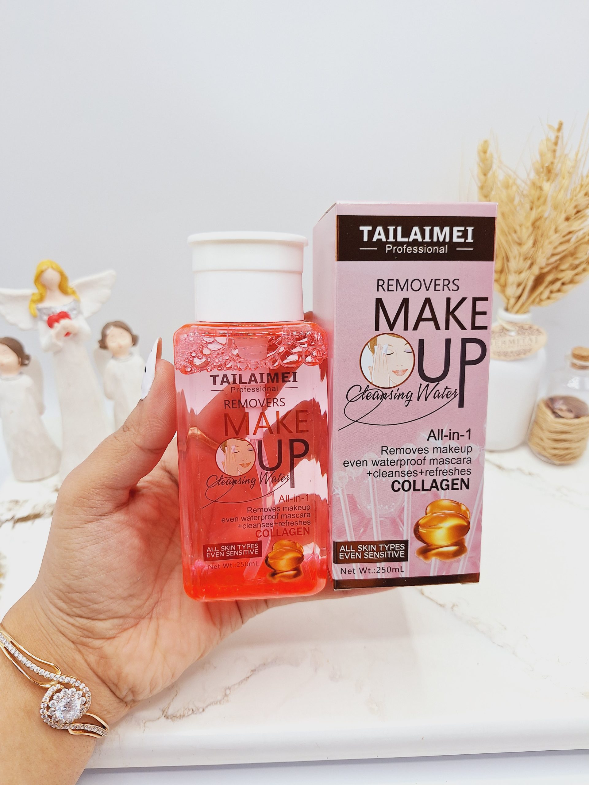 محلول آرایش پاک کن حاوی کلاژن برند تایلامی TAILAIMEI کد TLM_R010