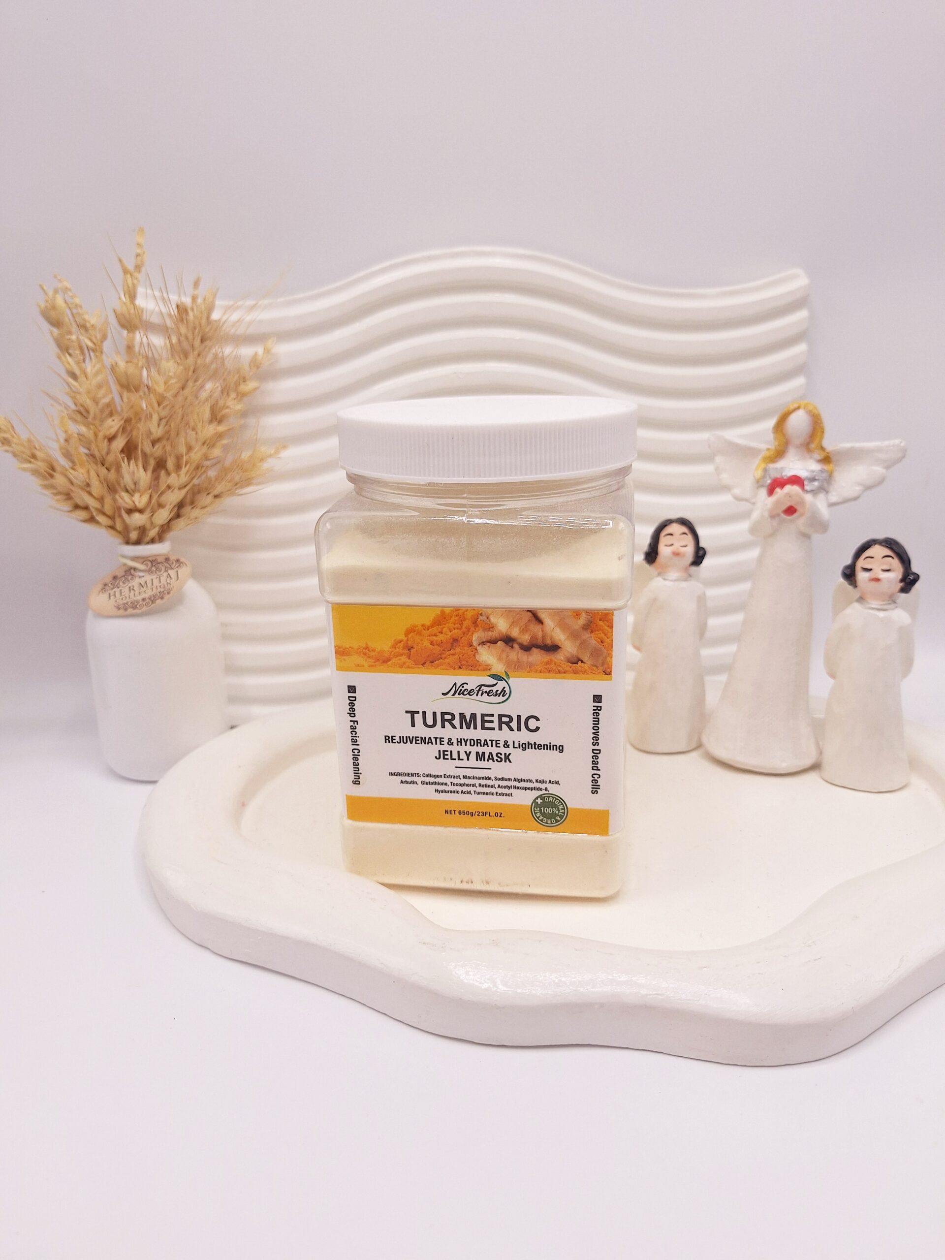 ماسک هیدروژلی زردچوبه Nice Fresh 650 گرمی ساخت چین مدل جدید 4677