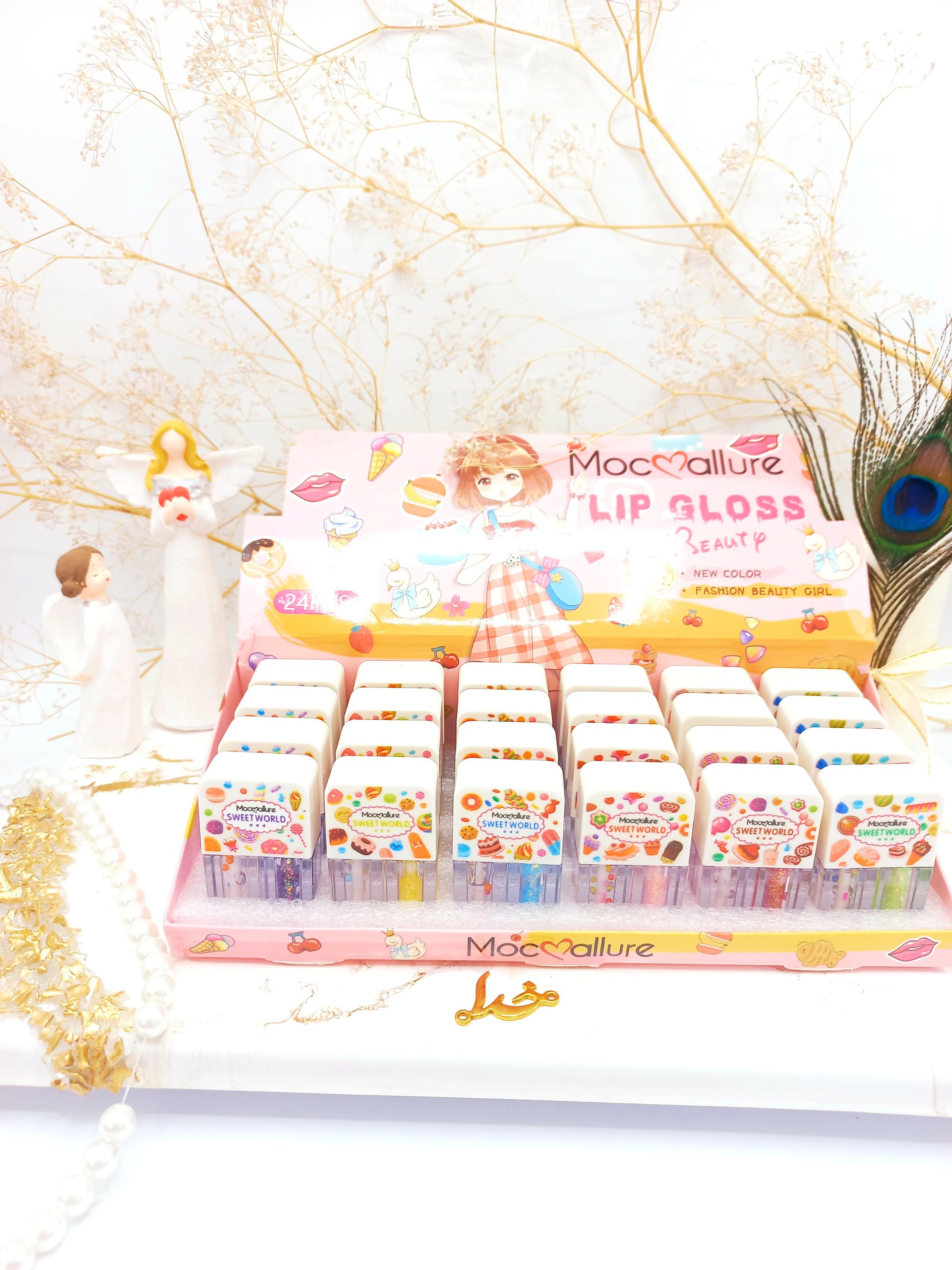 برق لب دو قلو شاین دار موکالره moc allure کد 8031