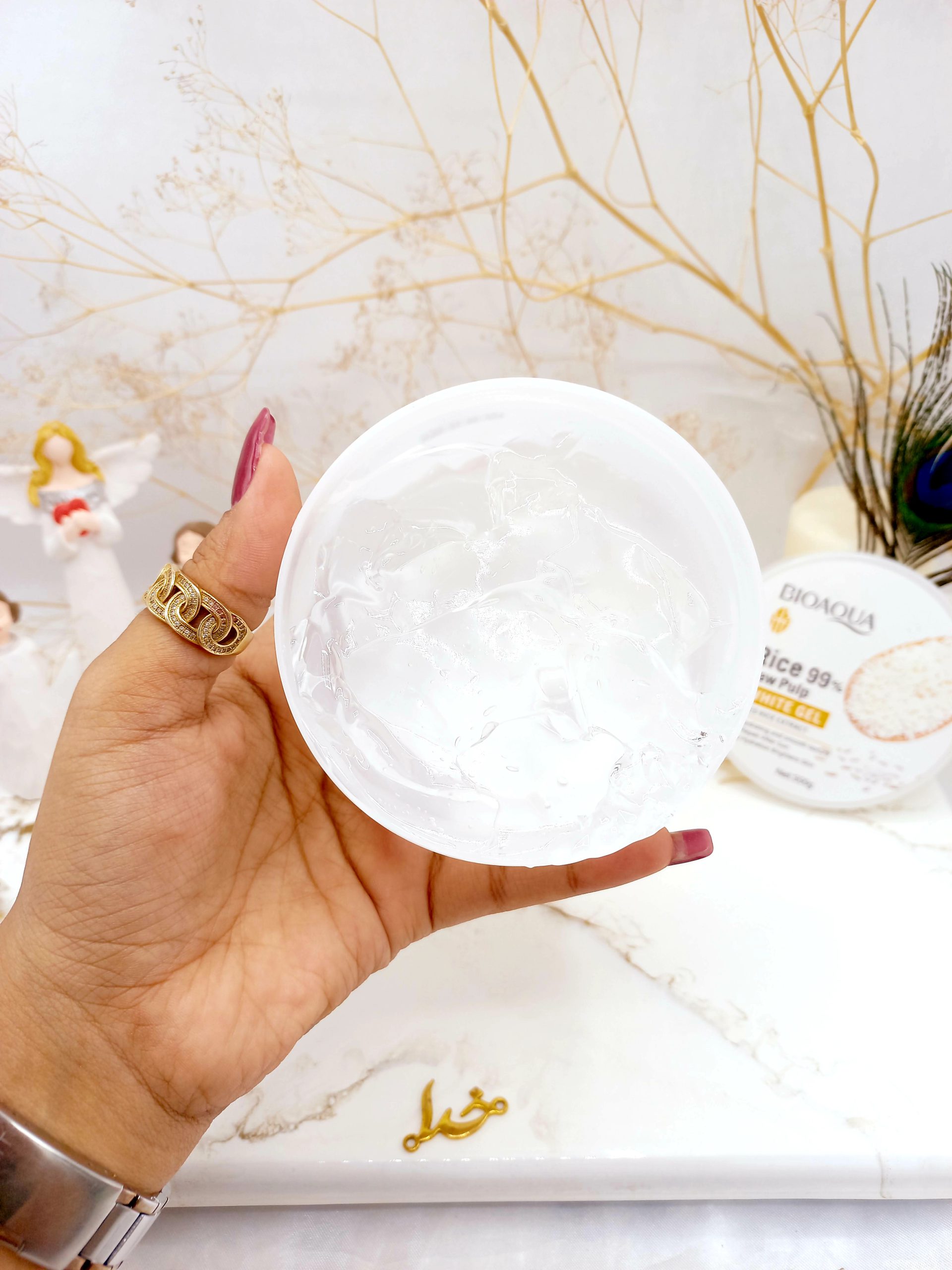 ژل روشن کننده قوی برنج خام 99 درصد بیوآکوا BIOAOUA کد BQY49017