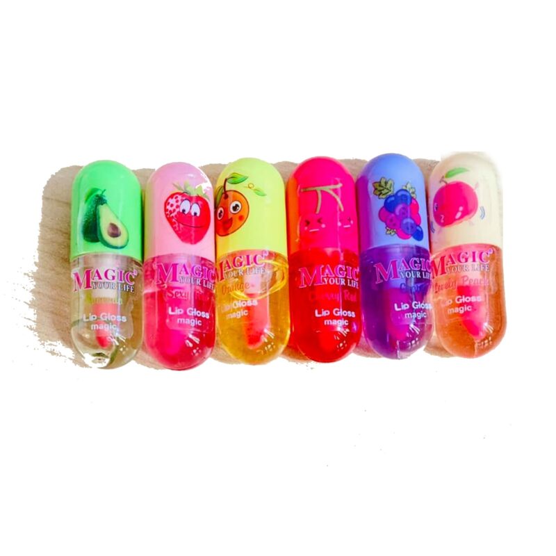 لیپ گلاس کپسولی میوه ای مجیک MAGIC | پخش عمده