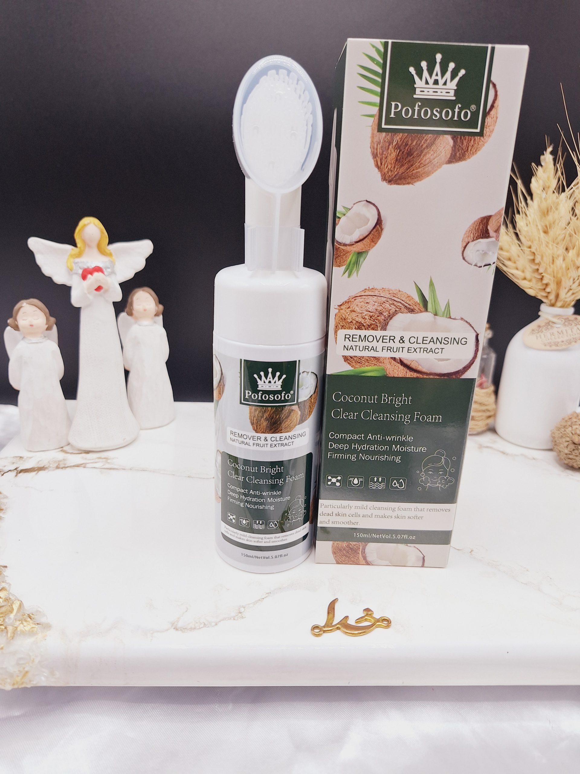 فوم‌ براش دار عصاره نارگیل برند پوفوسوفو Pofosofo کد CM0012