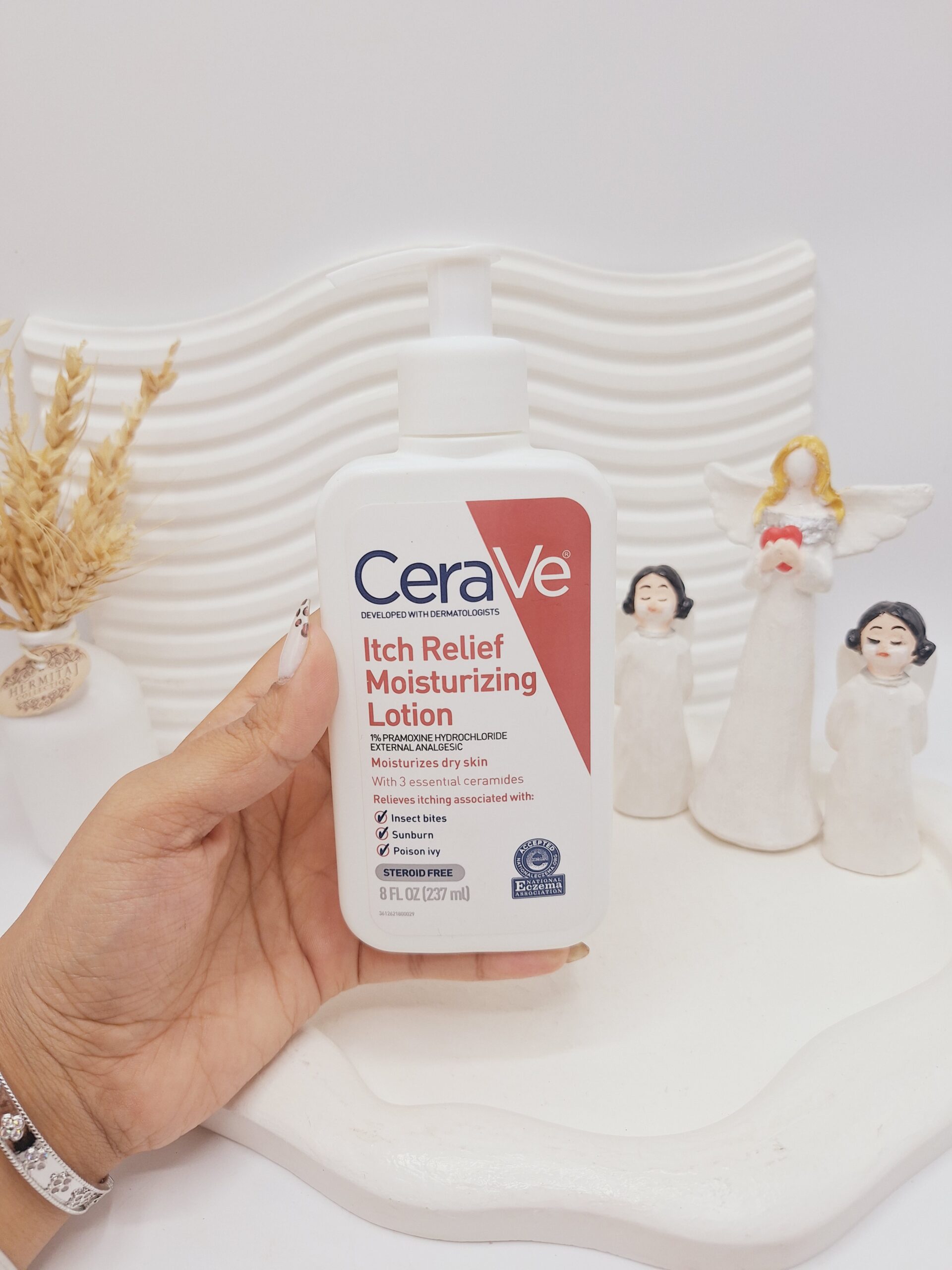 لوسیون و کرم مرطوب کننده و ضد خارش سراوی Cerave حجم 237 کد7637 (های کپی امارات)