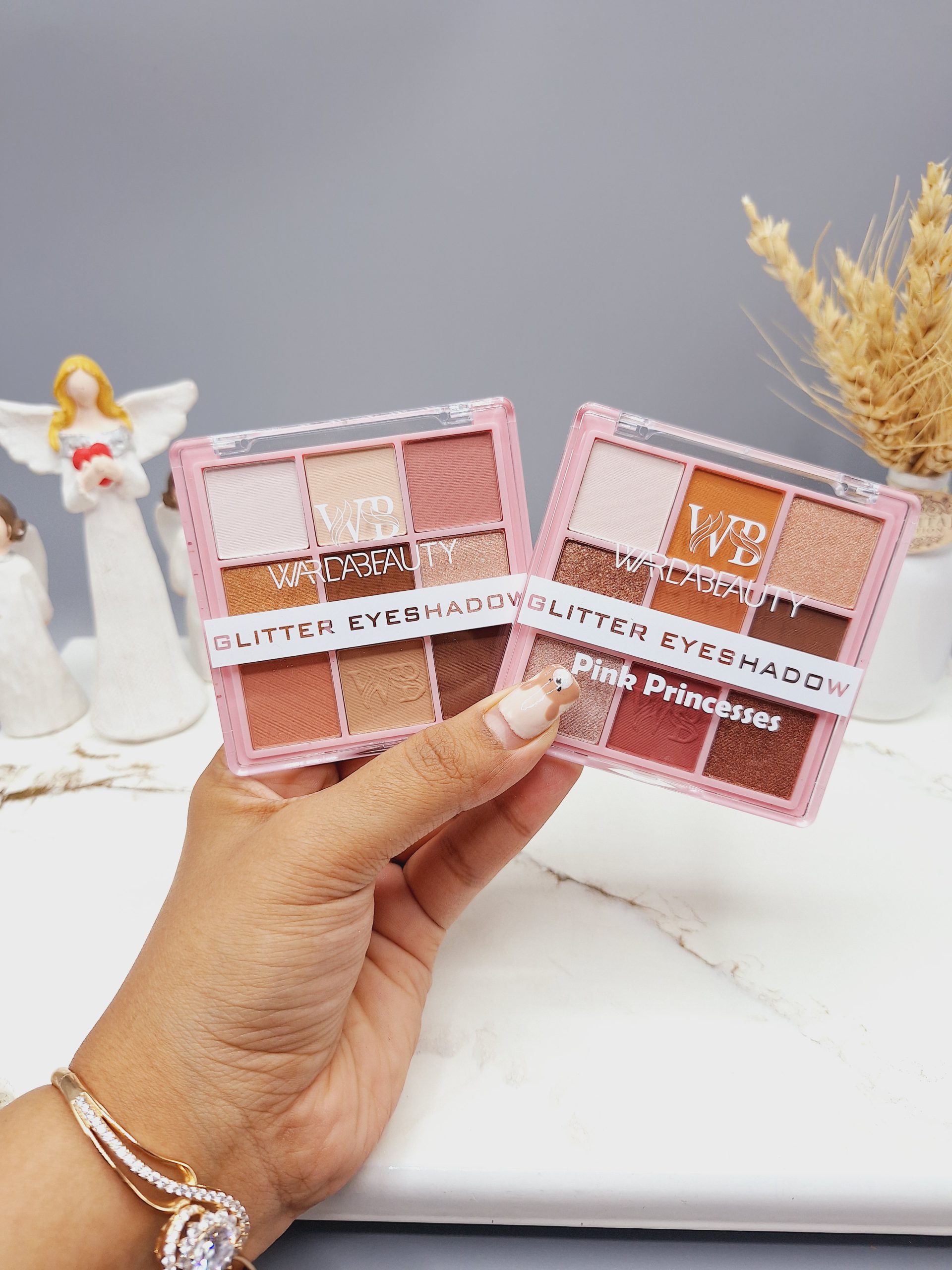 پالت سایه 9 رنگ جذاب WARDABEAUTY مدل Pink Princesses کد 312131