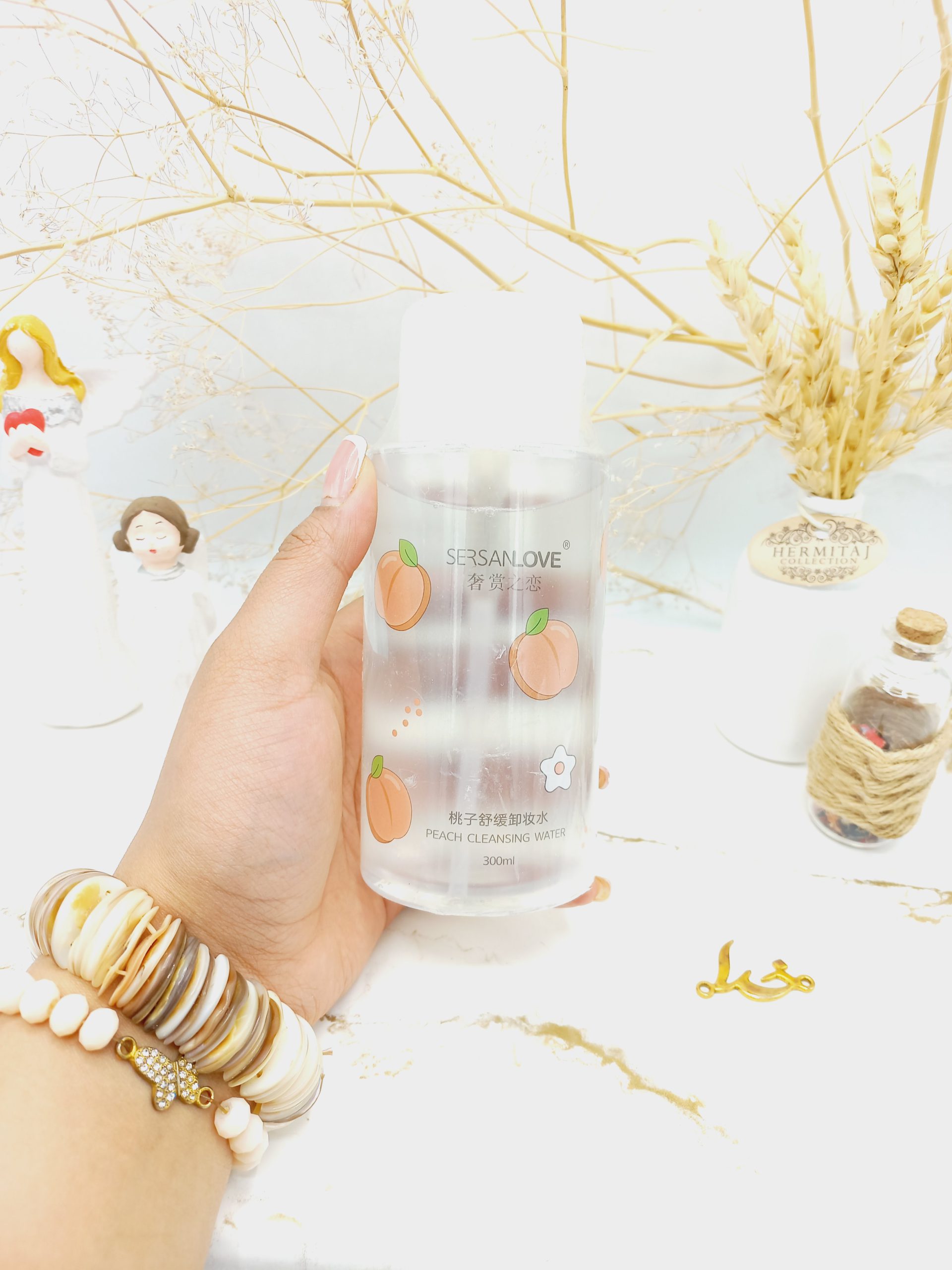 پاک کننده آرایش هلویی 300 میل سرسان لاو