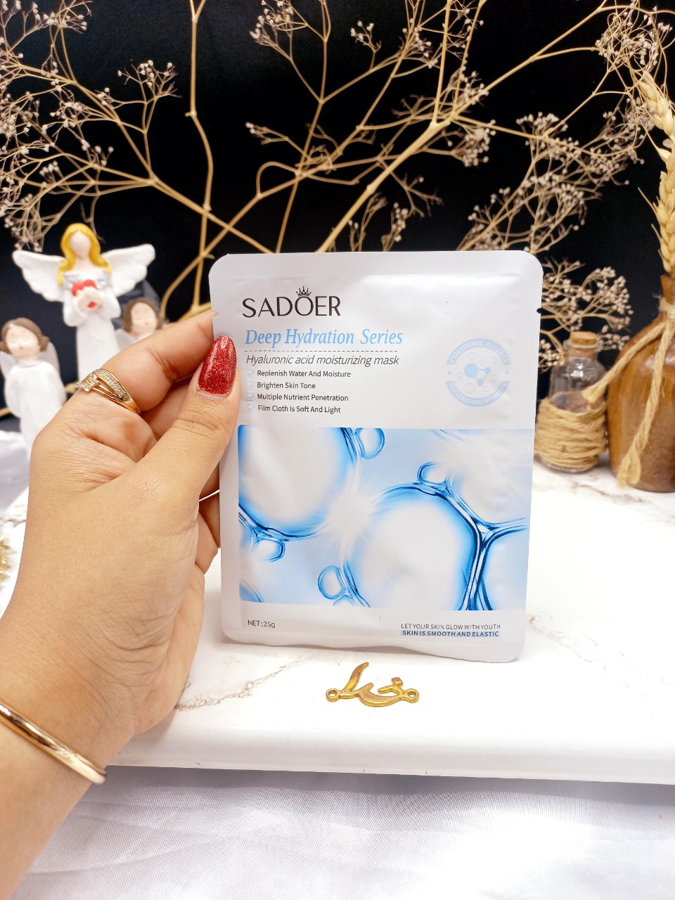 ماسک ورقه ای هیالورونیک اسید سادور SADOER کد SD90290