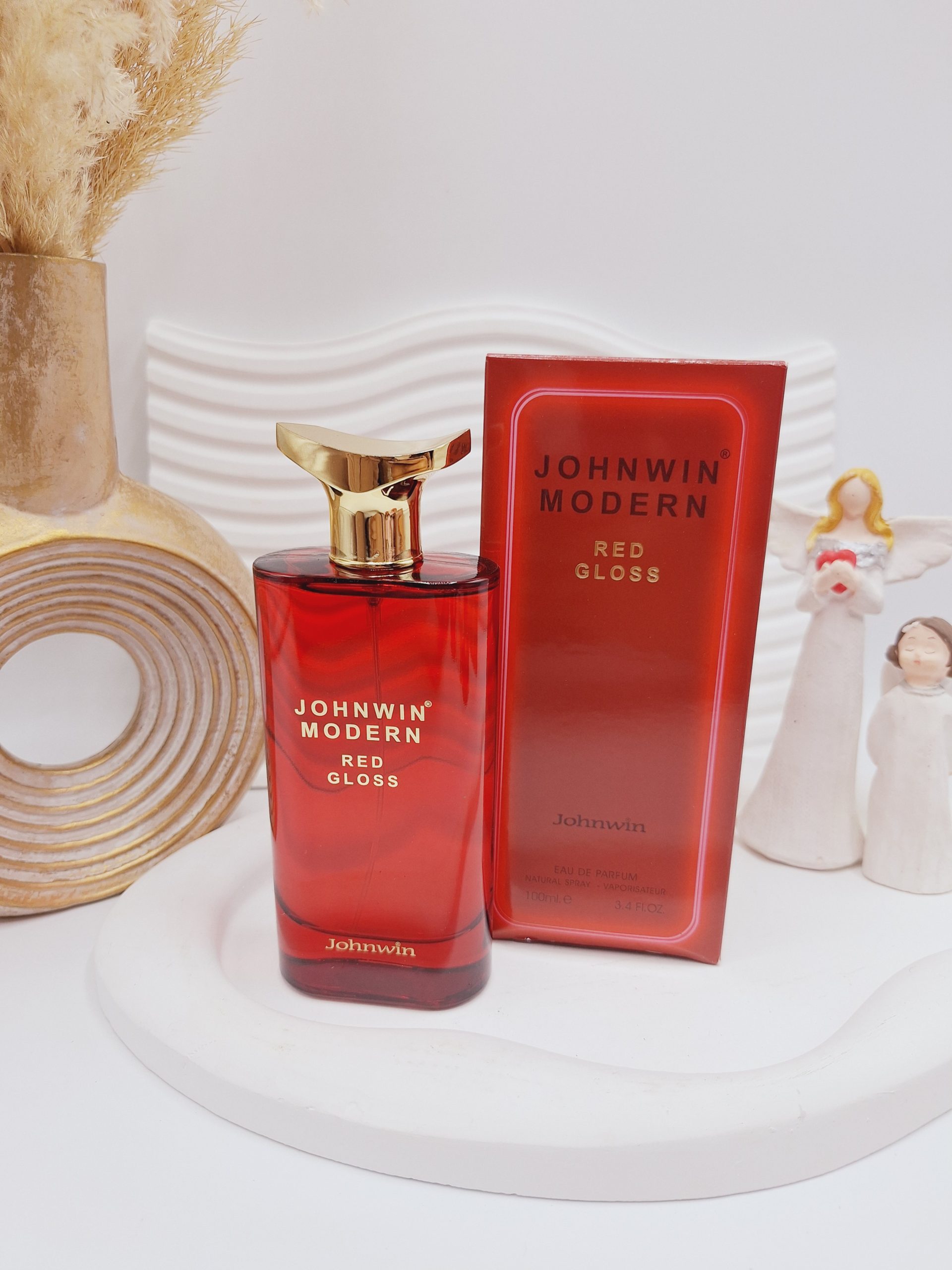 ادکلن ۱۰۰ میل شرکتی ماندگاری 8 ساعته مدل JOHNWIN MODERN RED GLOSS کد 1127