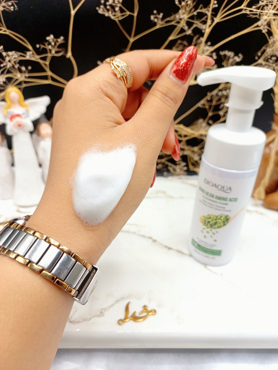 فوم شستشو براش دار صورت پمپی کنترل چربی و ضد آکنه ماش و آمینو اسید برند بیوآکوا BIOAQUAکد BQY93993