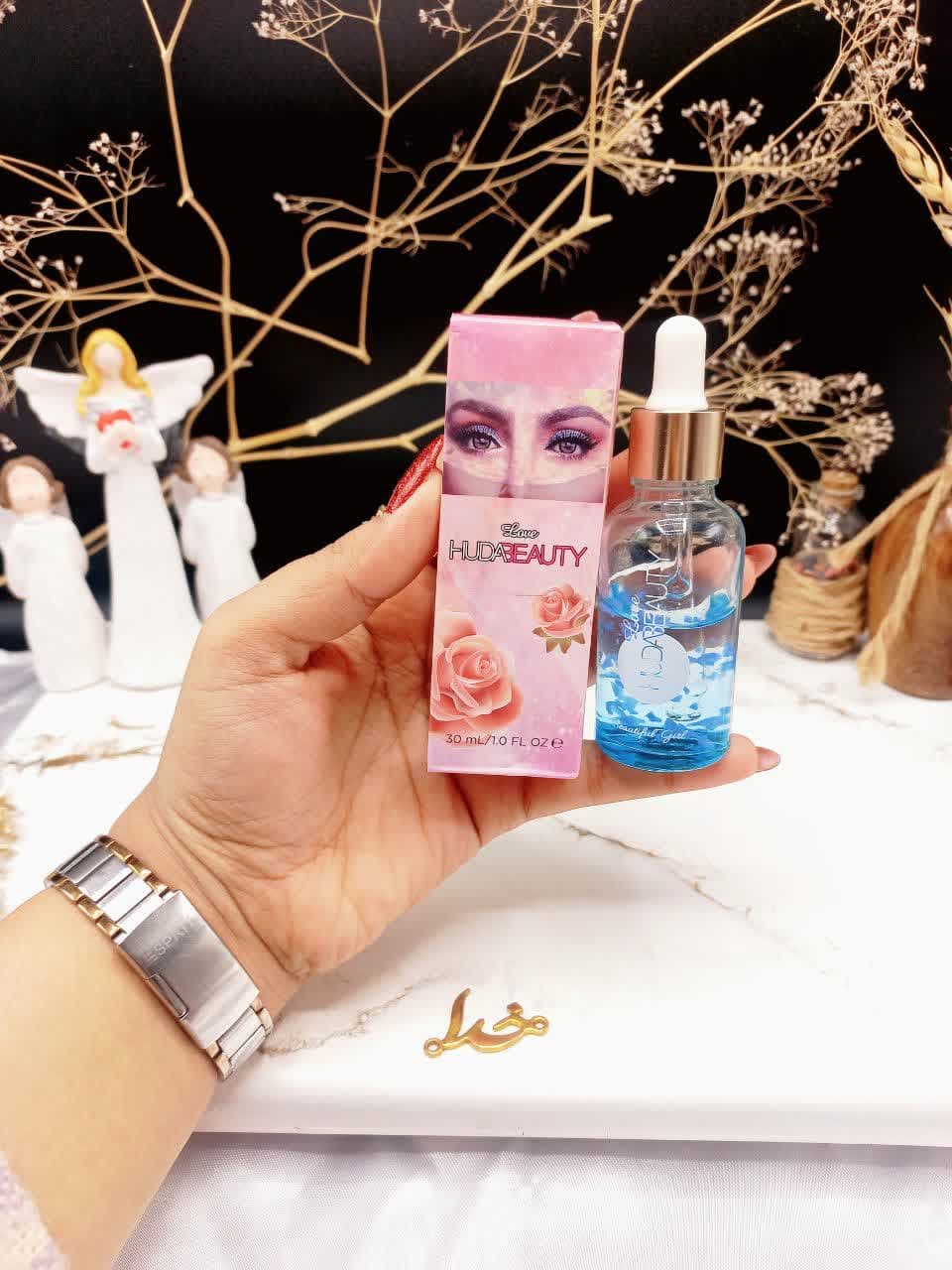 سرم صورت روشن کننده ضد لک و ابرسان هدی بیوتی ( آبی )