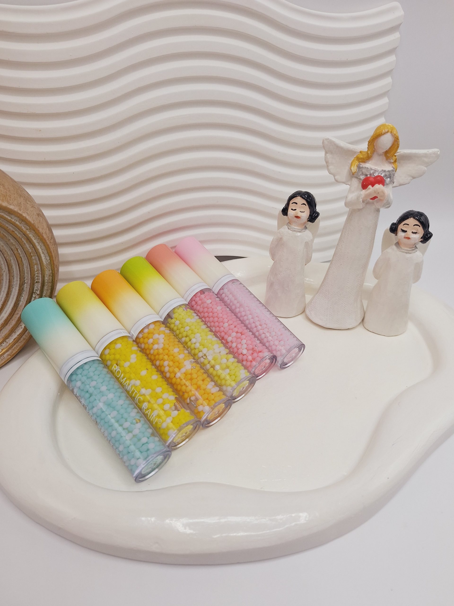 برق لب مارشمالو برند ROMANTIC RAINکد 1855