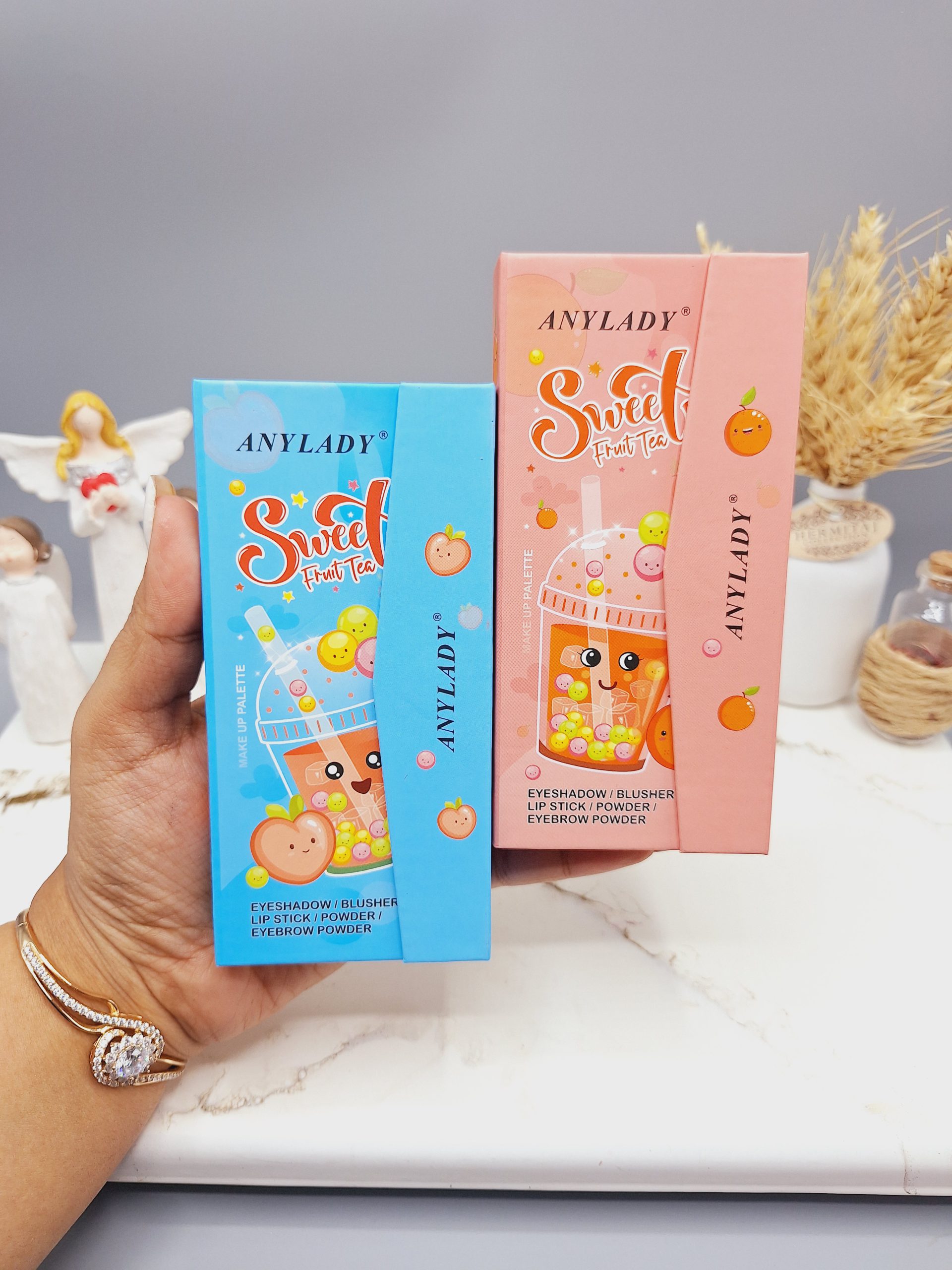 پالت سایه آنالیدی طرح آیس پک میوه ای برند ANYLADY کد 8614HF