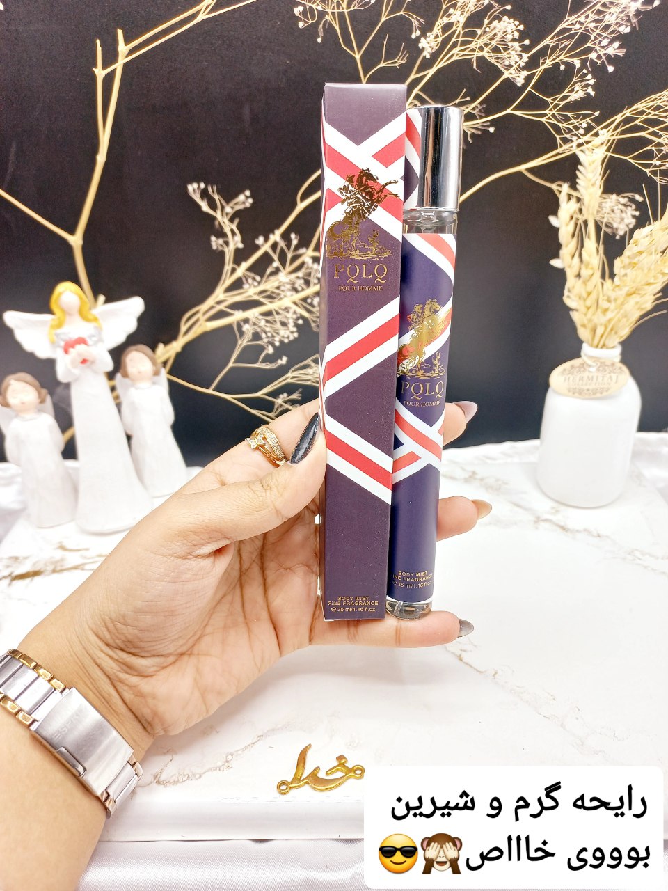 ادکلن مردانه PQLQ 35 ml استوانه ای کد 1585