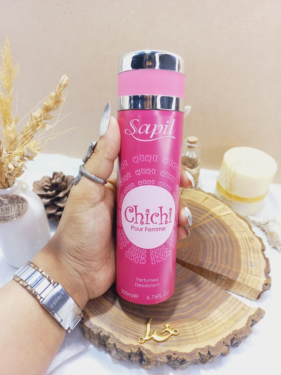 اسپری خوشبو کننده بدن زنانه ساپیل مدل Chichi حجم 200 میلی لیتر اورجینال